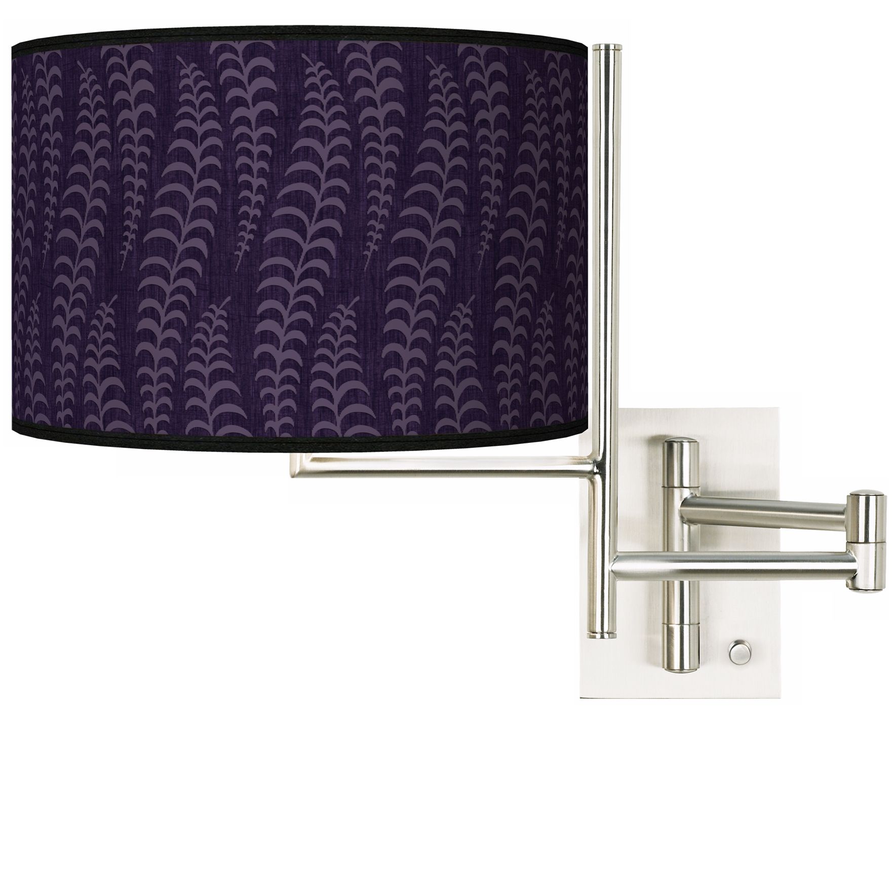 Tempo Stacy Garcia Fancy Fern Rich Plum Plug-in Swing Arm