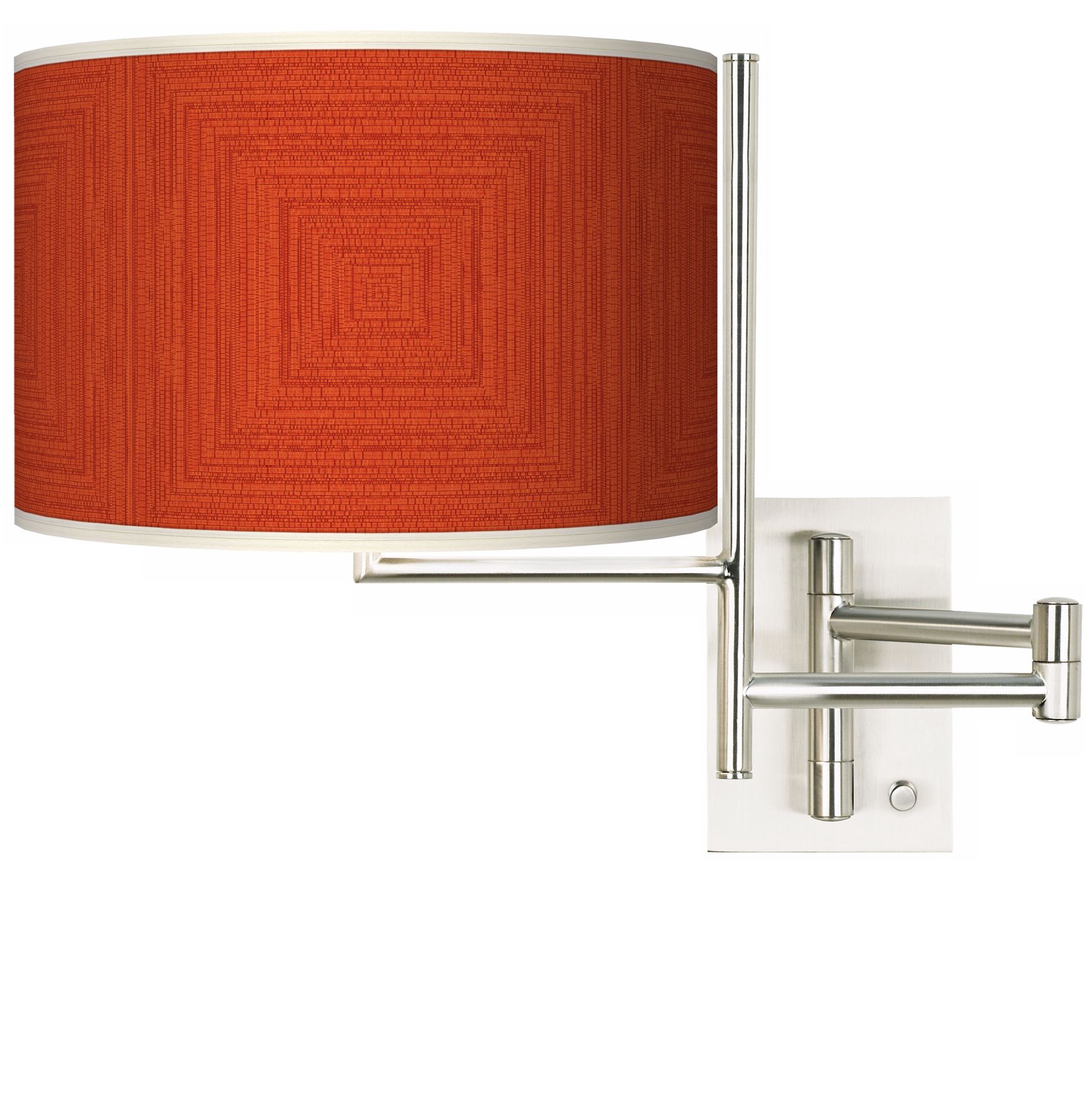Tempo Stacy Garcia Crackled Square Coral Plug-in Swing Arm