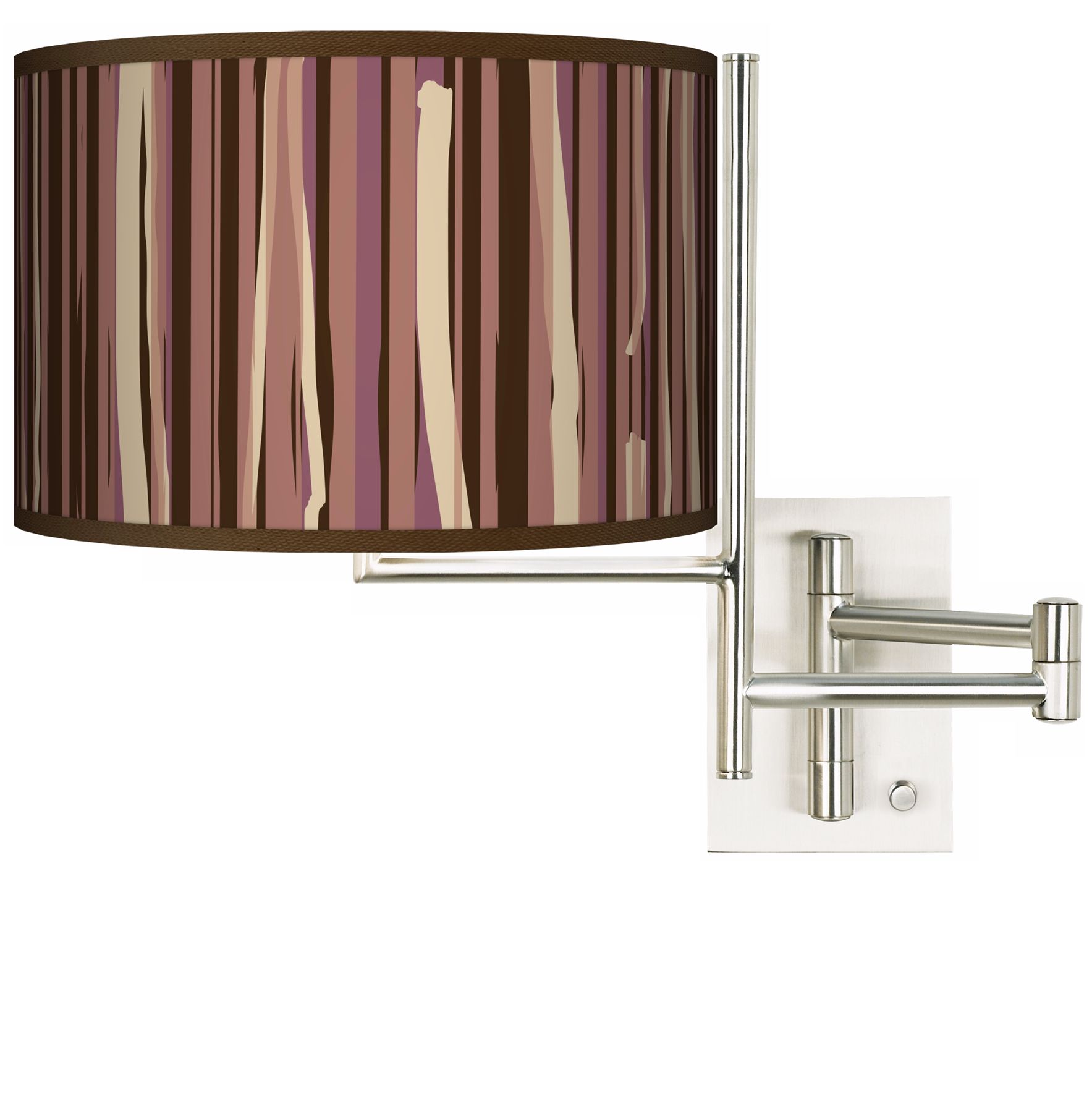 Kalahari Lines Plug-In Swing Arm Wall Light