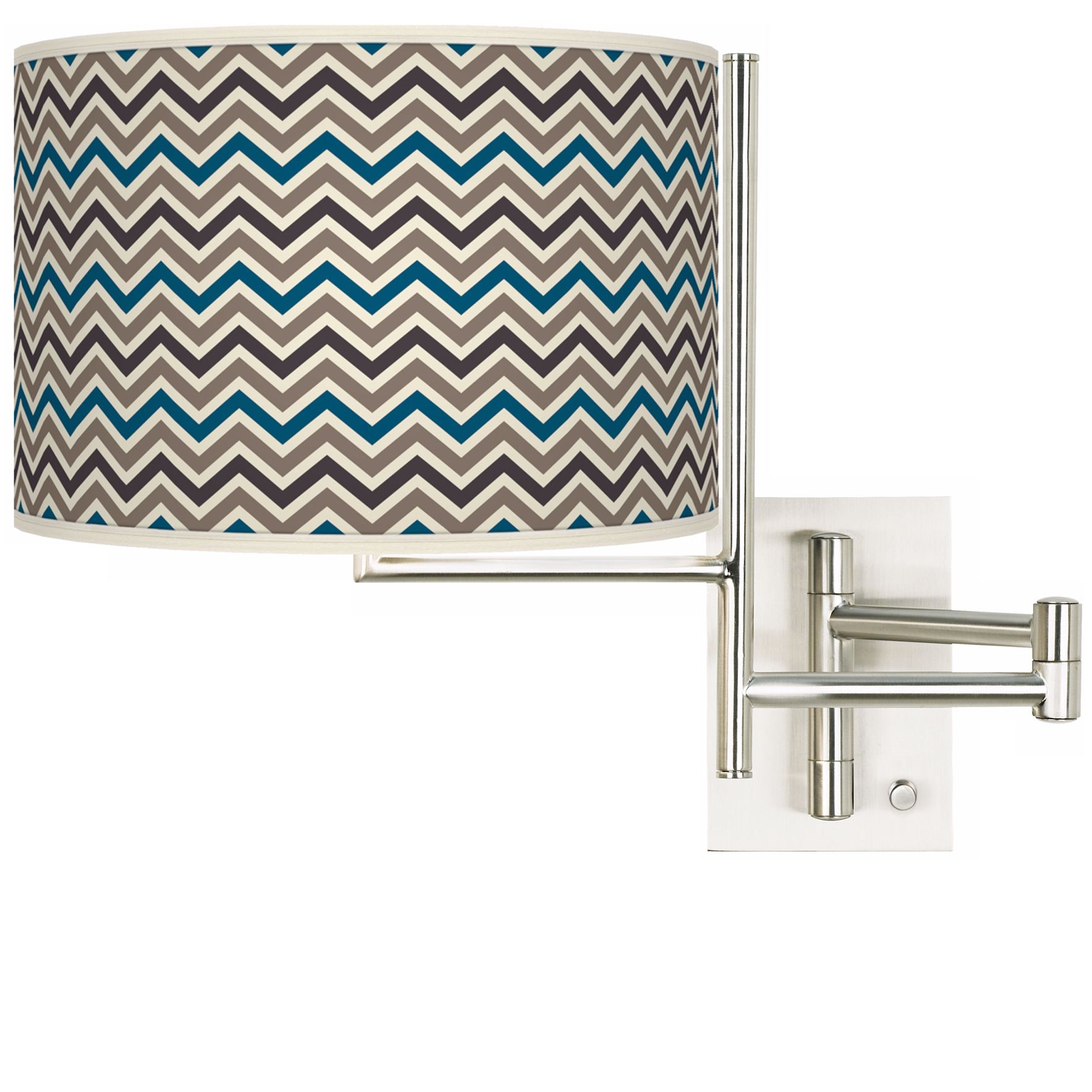 Tempo Zig Zag Plug-in Swing Arm Wall Light