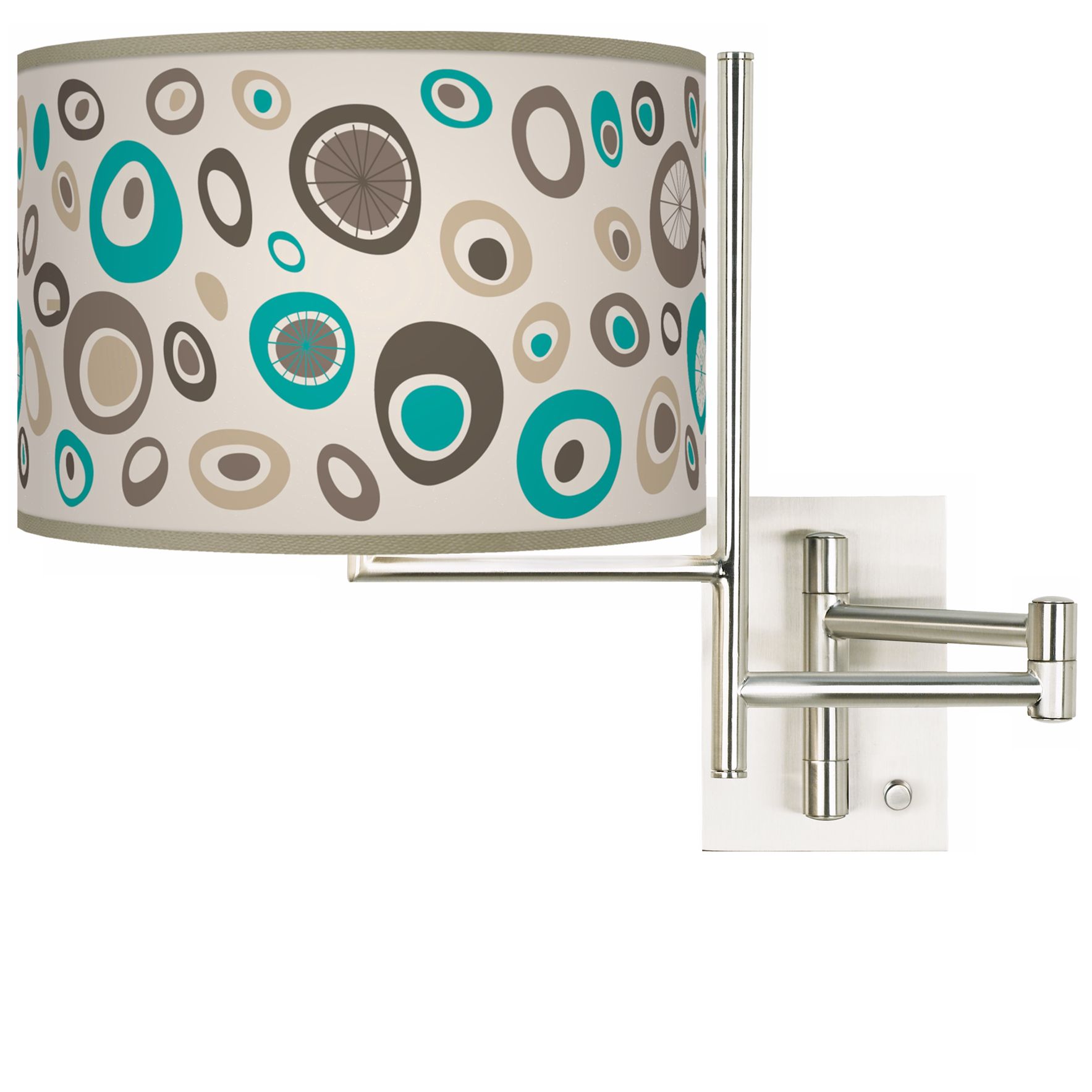 Tempo Stammer Plug-In Swing Arm Wall Light