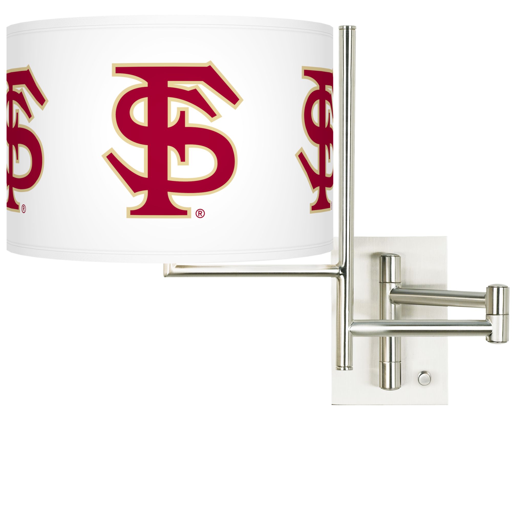 Florida State University Steel Swing Arm Wall Light
