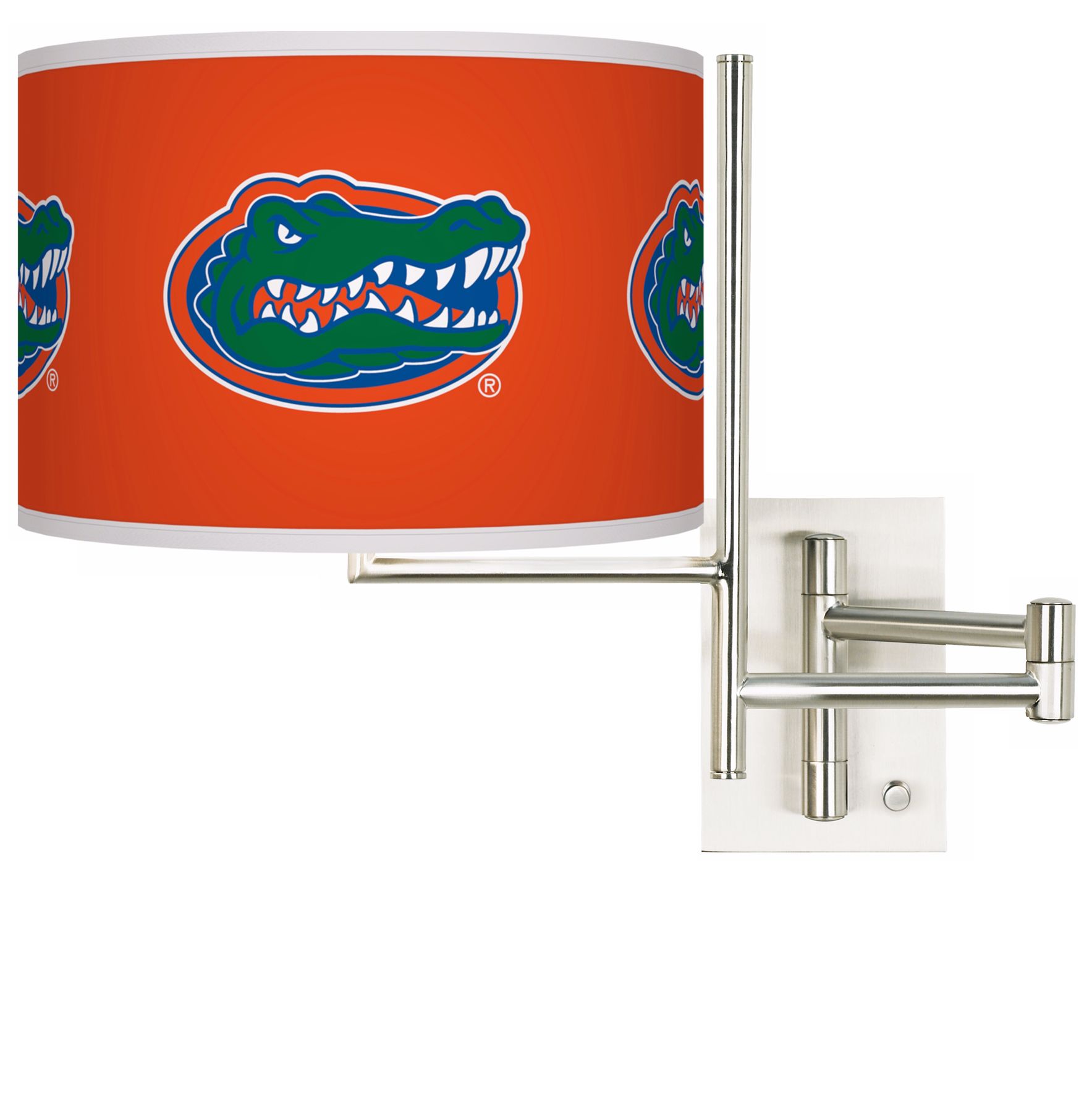 University of Florida Steel Swing Arm Wall Light
