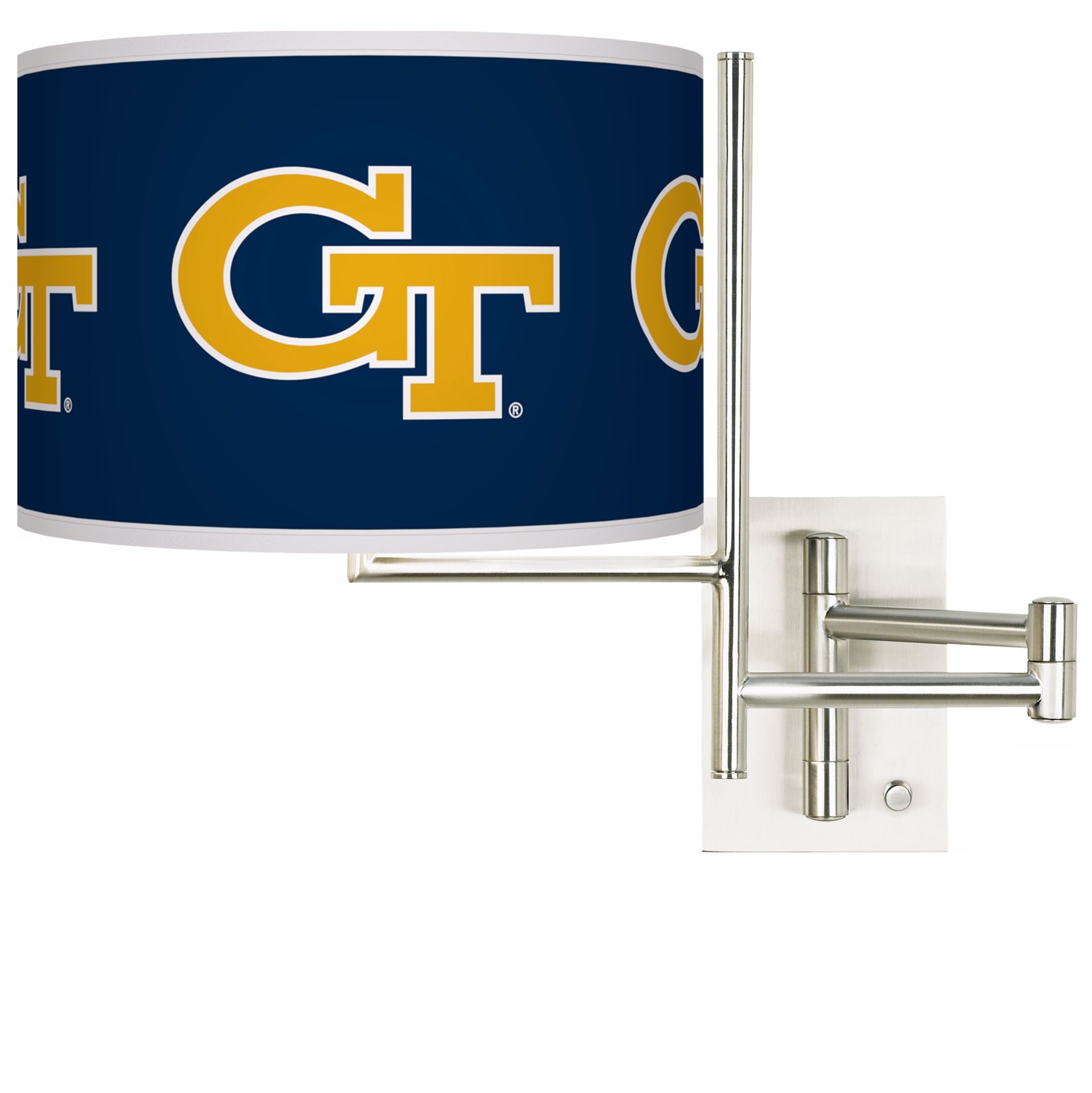 Georgia Tech Steel Swing Arm Wall Light