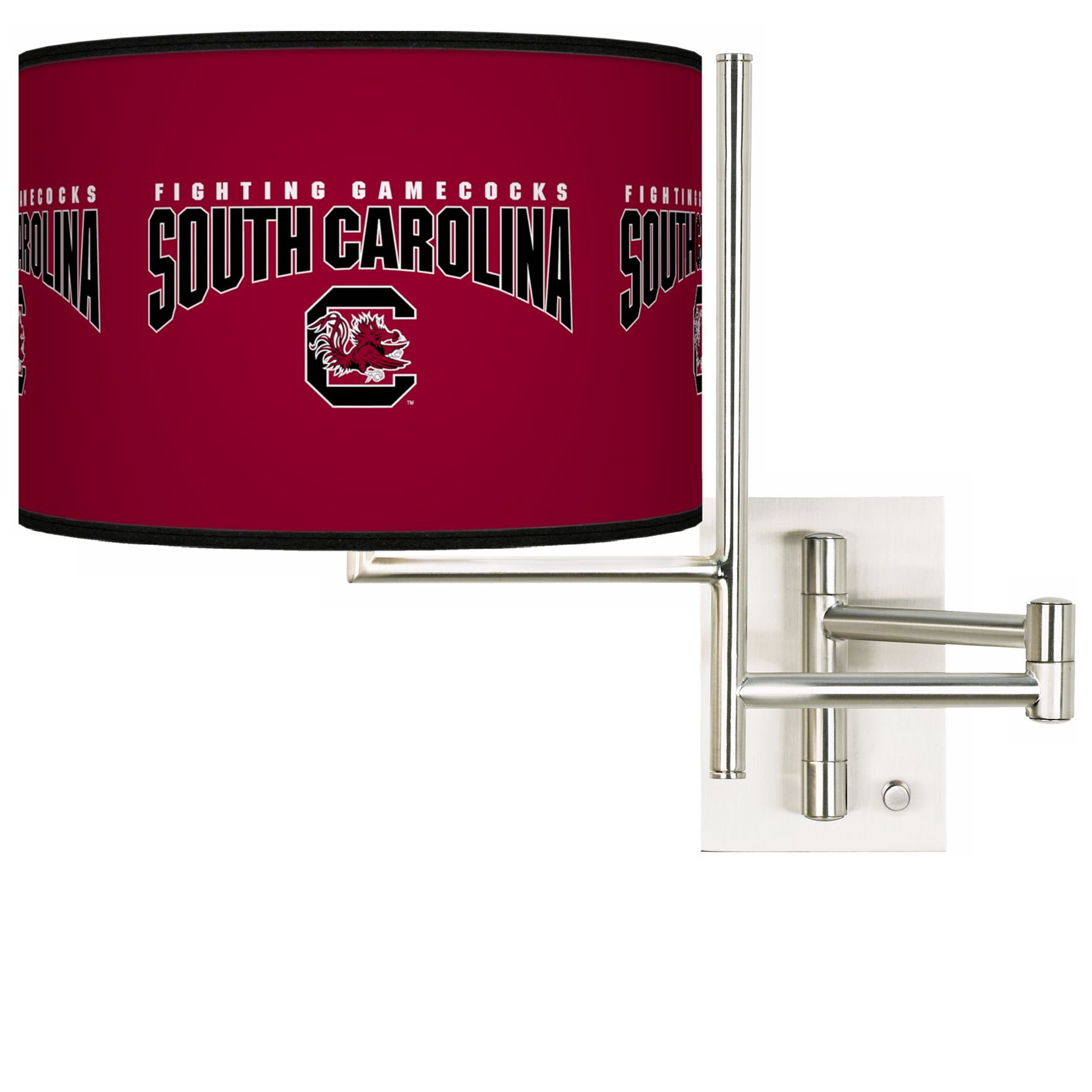 University of South Carolina Steel Swing Arm Wall Light
