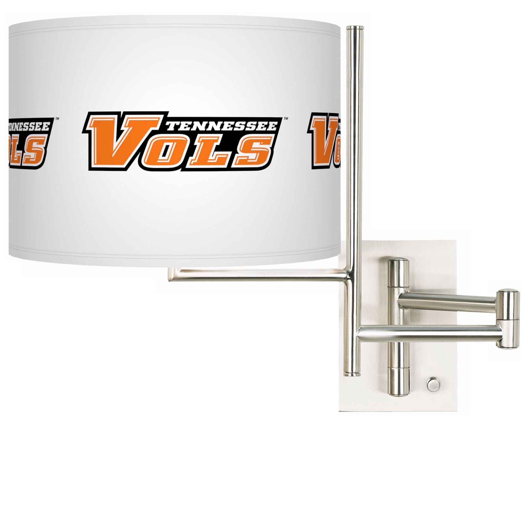 University of Tennessee Steel Swing Arm Wall Light