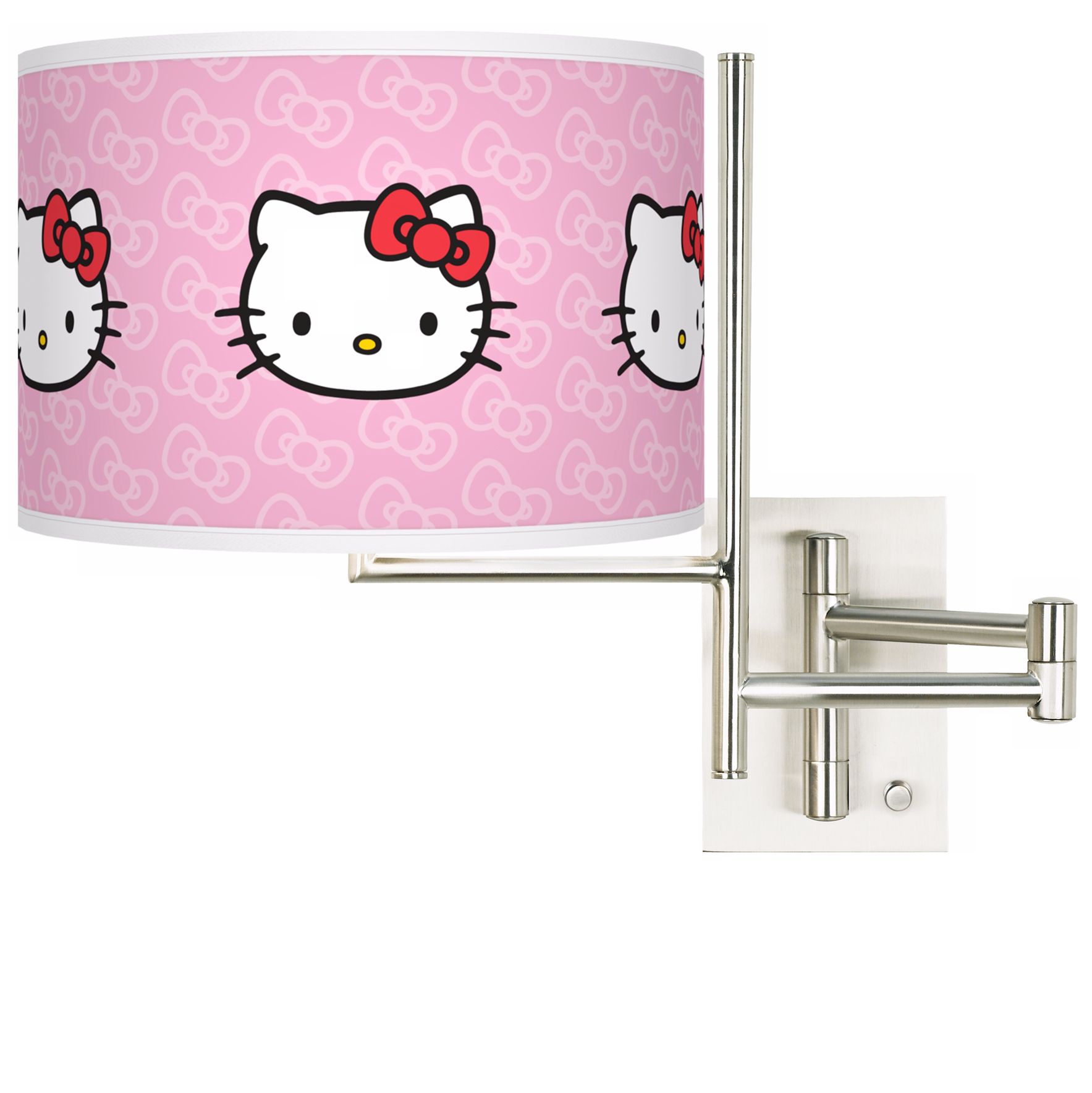 Hello Kitty Classic Plug-In Swing Arm Wall Light