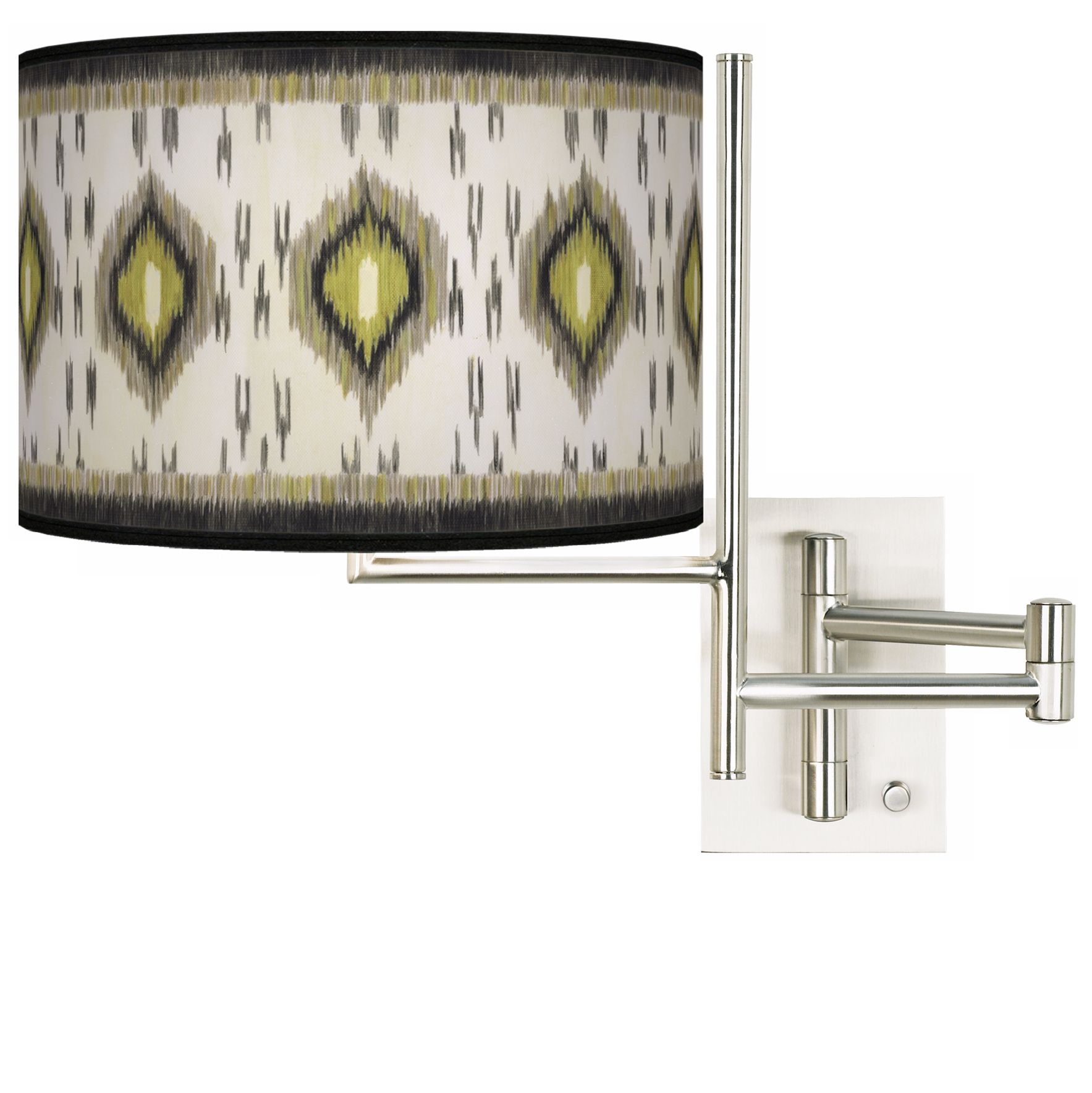 Desert Ikat Plug-in Swing Arm Wall Light