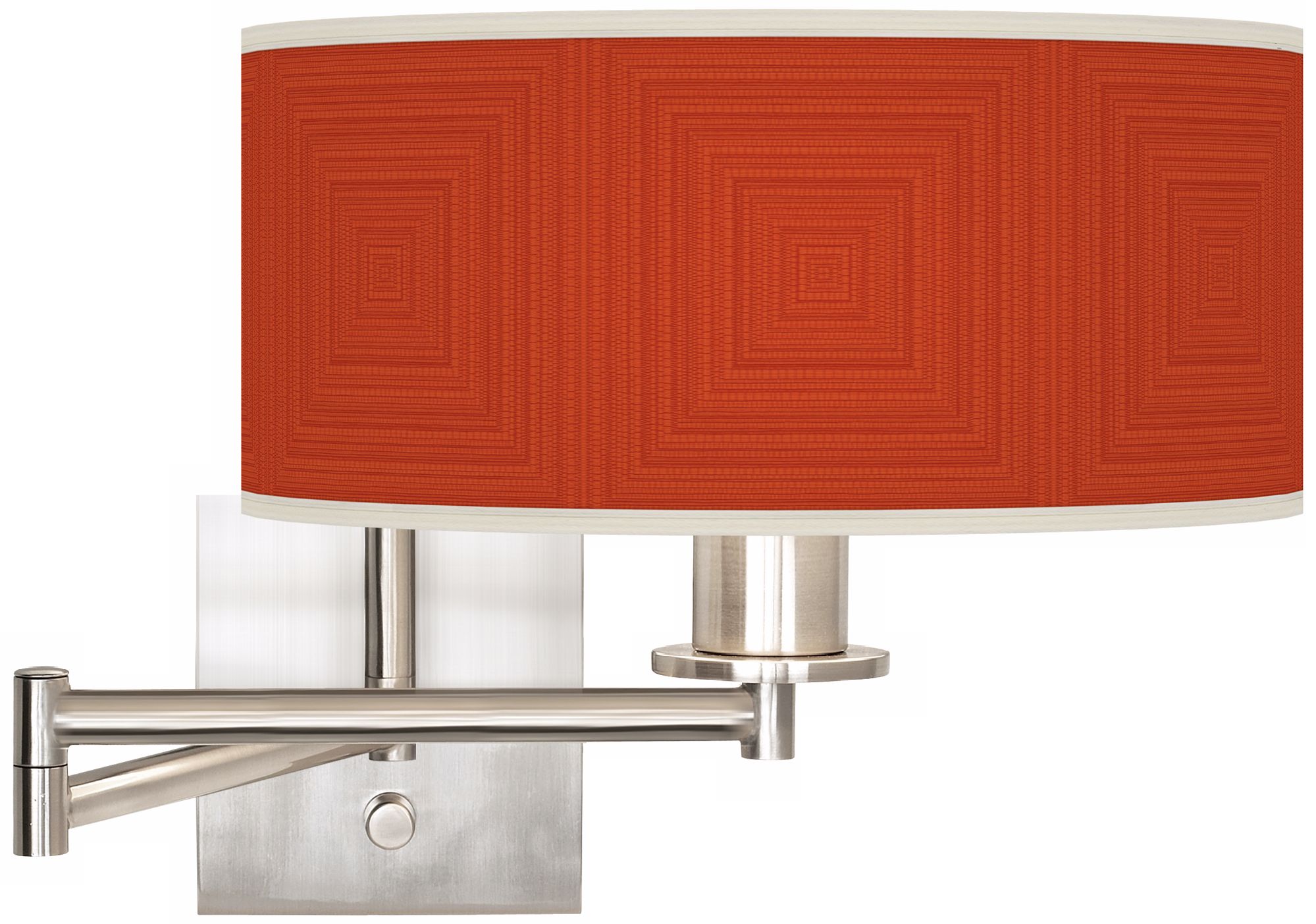 Stacy Garcia Crackled Square Coral 12" Drum Swing Arm
