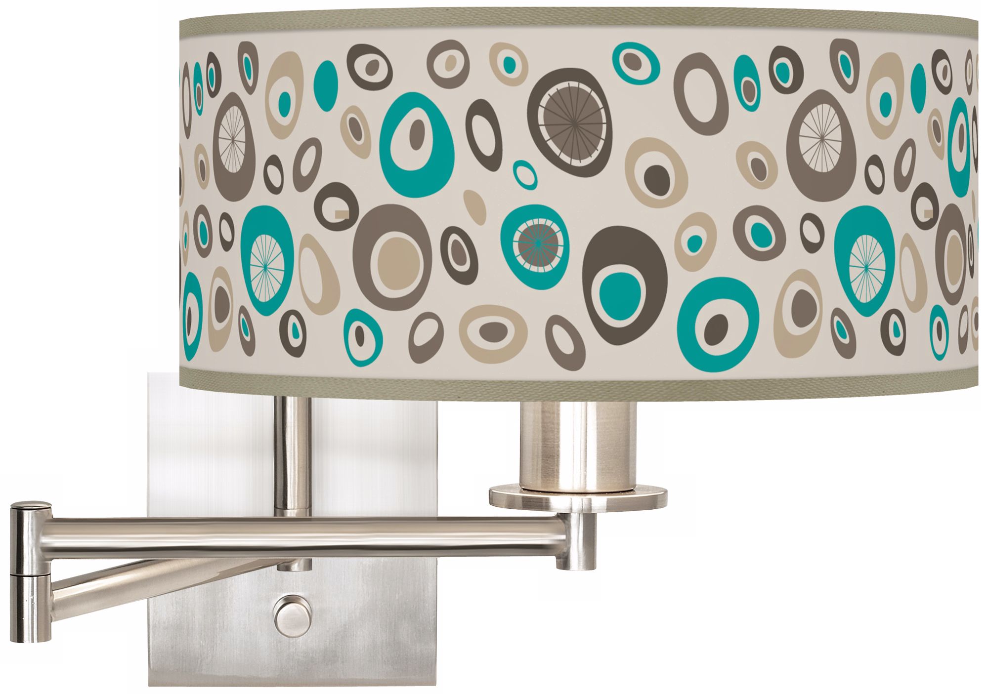 Stammer Giclee 12" Wide Swing Arm Wall Light