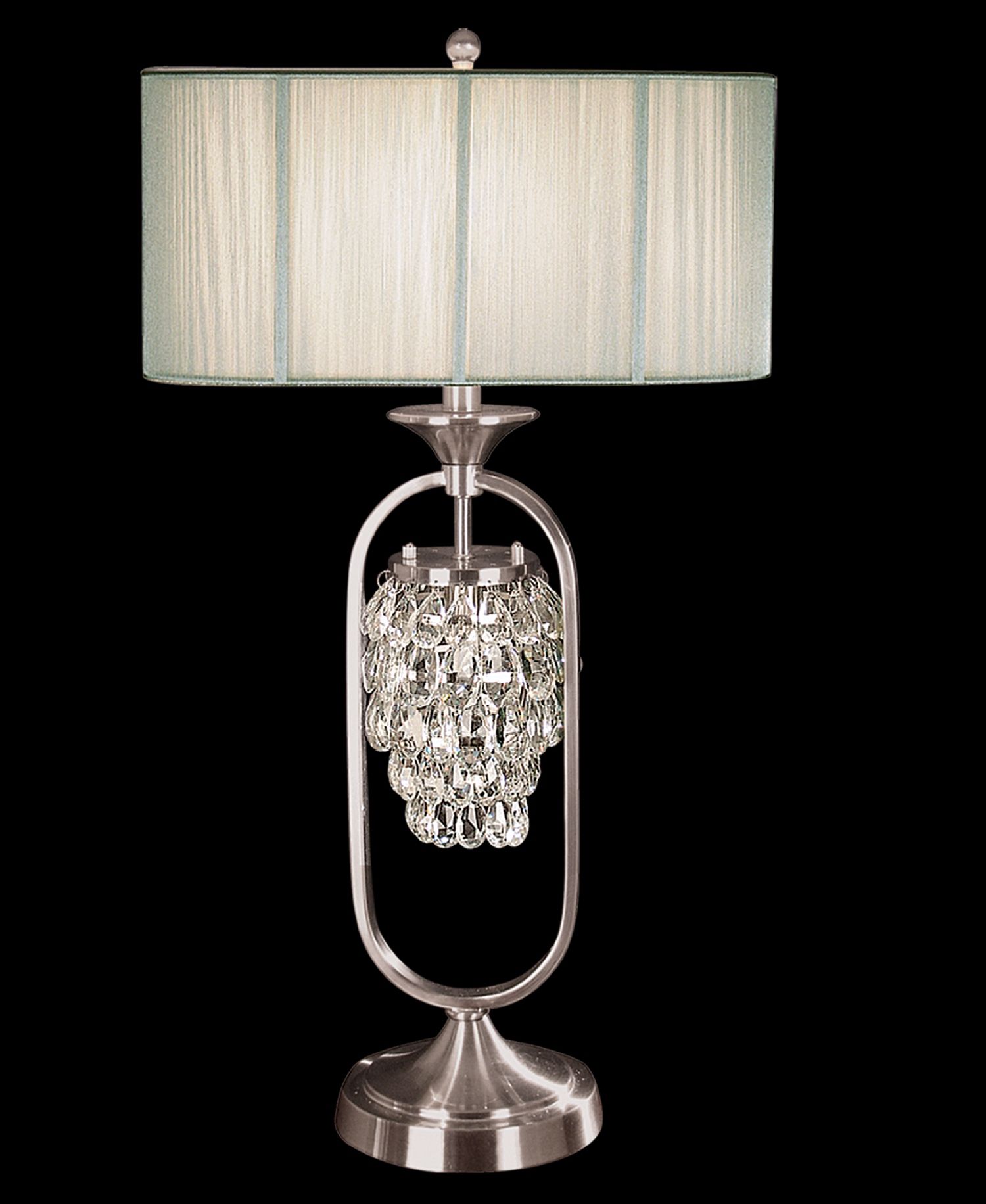 Dale Tiffany Delaney Crystal Night Light Table Lamp