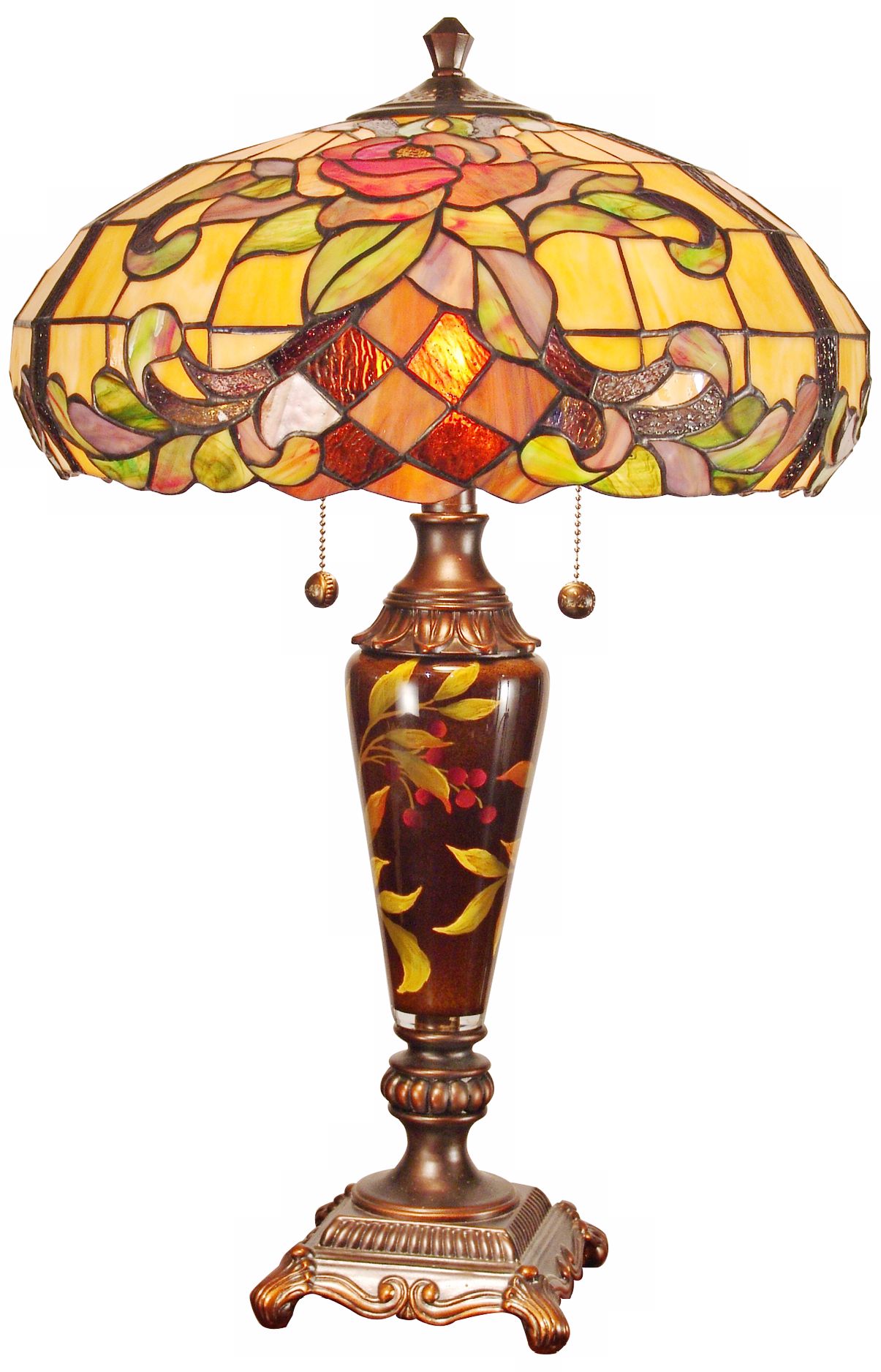 Dale Tiffany Elaine Art Glass Table Lamp