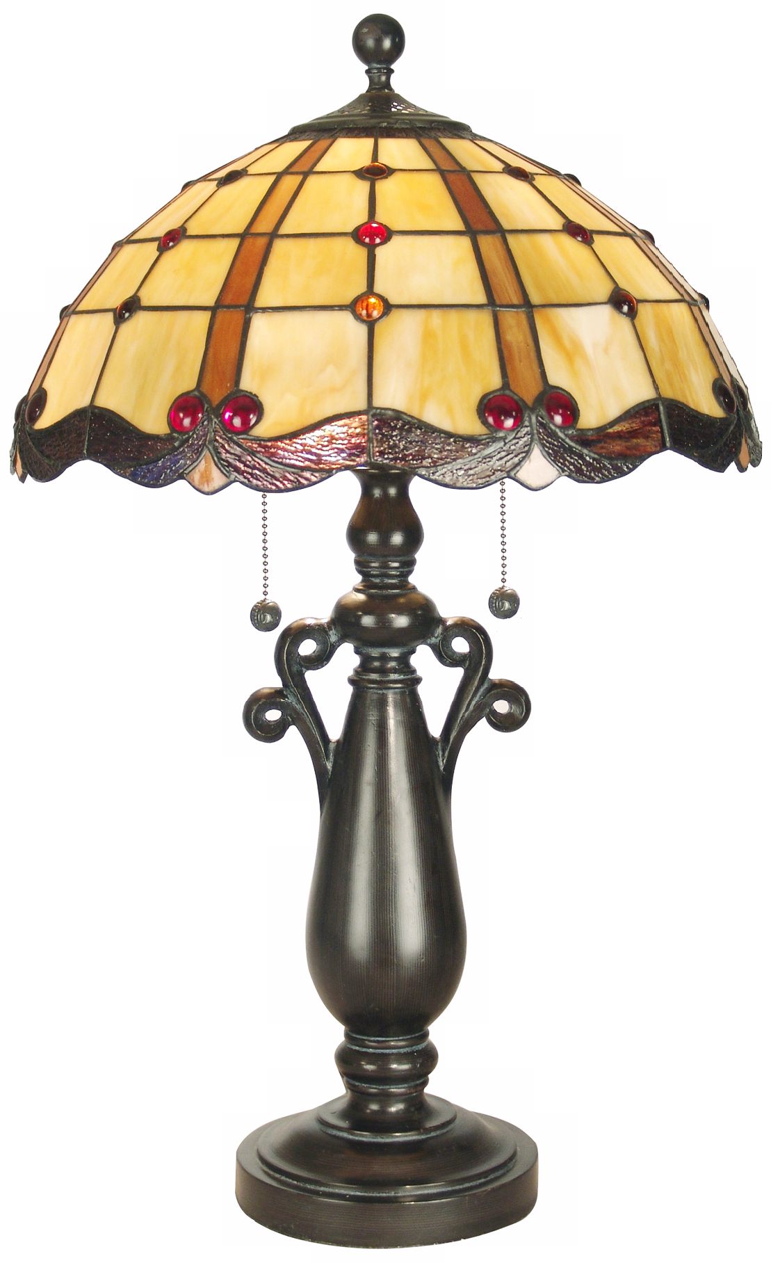 Dale Tiffany Sacha Tiffany Style Art Glass Table Lamp