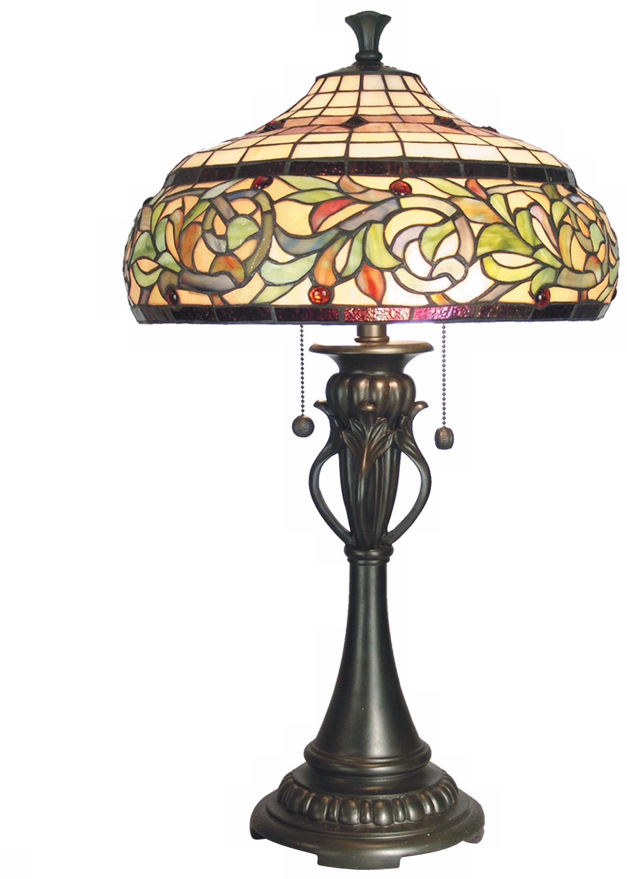 Dale Tiffany Grayson Tiffany Style Art Glass Table Lamp
