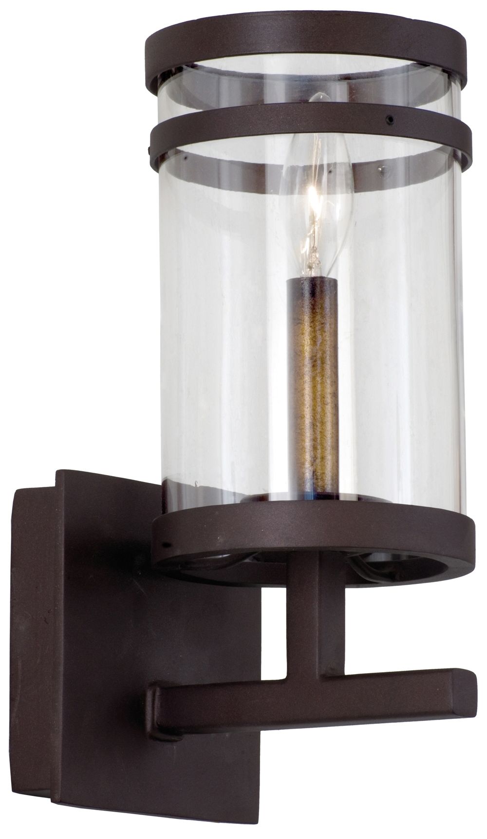 Morris Collection Satin Bronze 12" High Wall Sconce