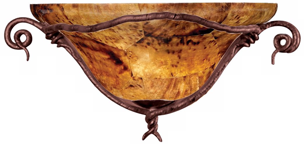 Vine Collection 17" Wide Pocket Wall Sconce