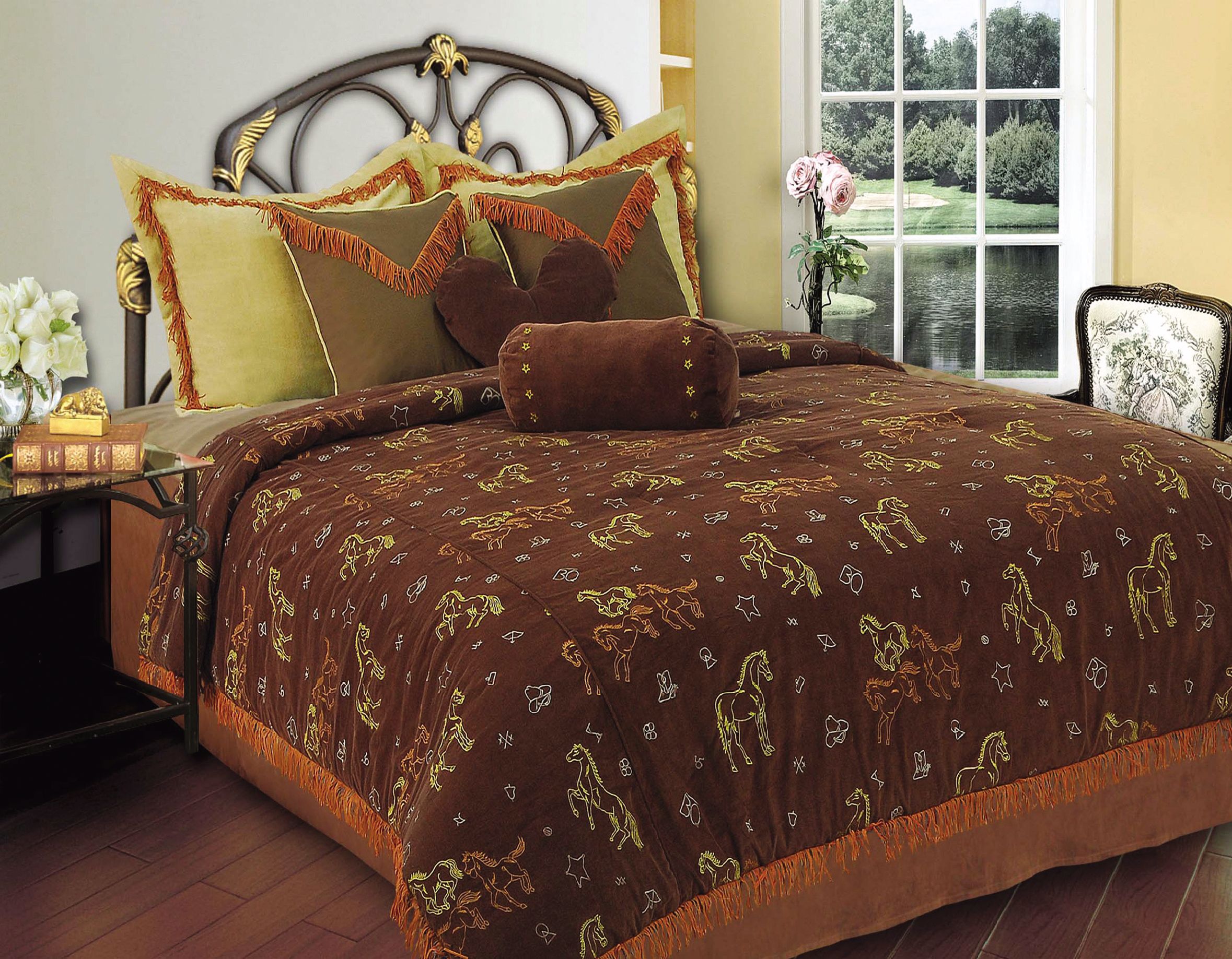 Kathy Ireland Western Dude 2-Piece Comforter Set (Twin) (K1825)