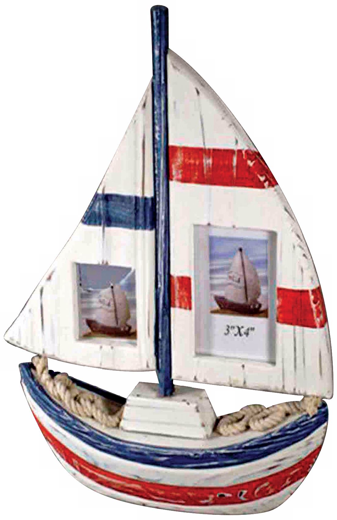 Judith Edwards Designs Boat-Shaped 2-Photo Frame