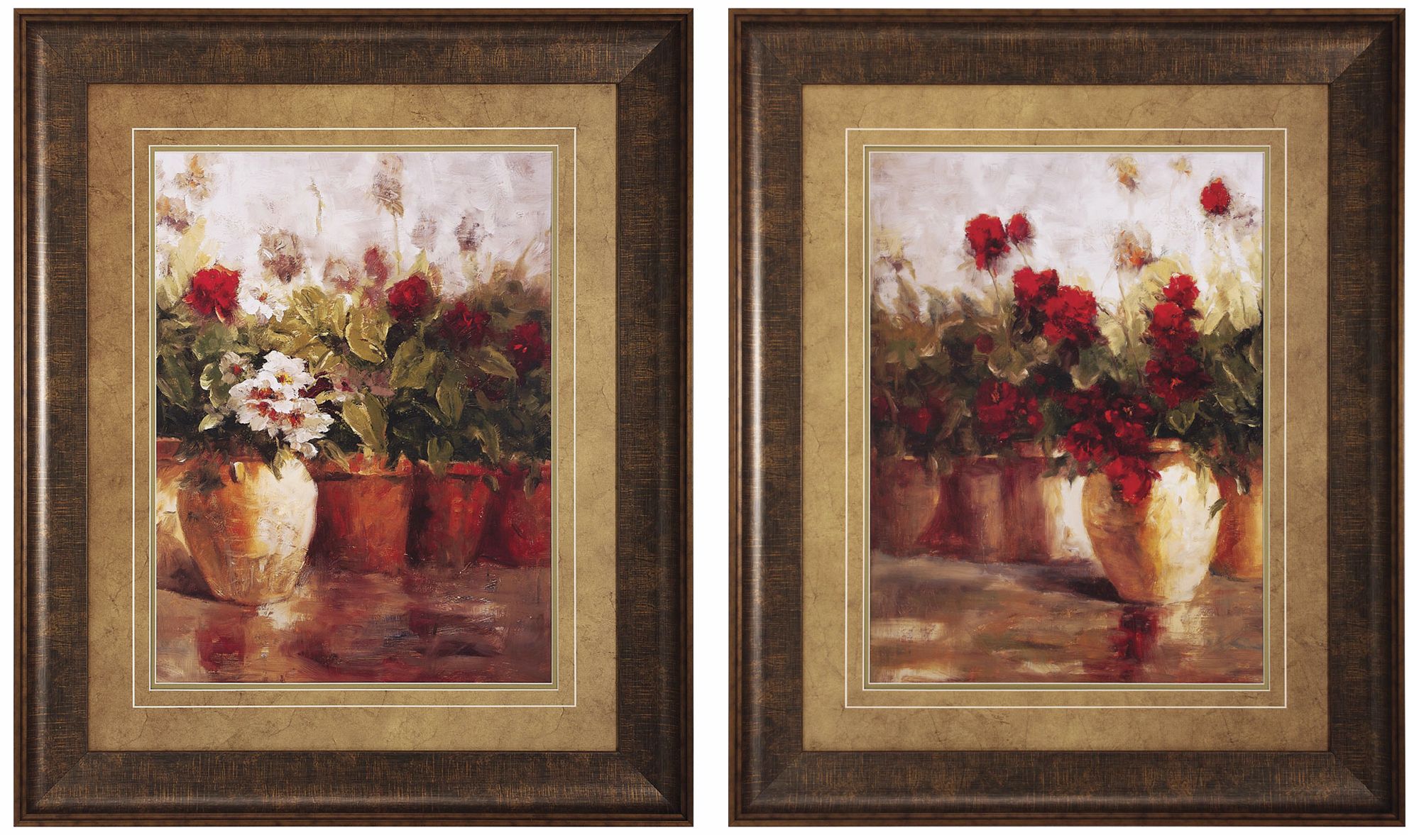 Set of 2 All in a Row I and II Prints Wall Art