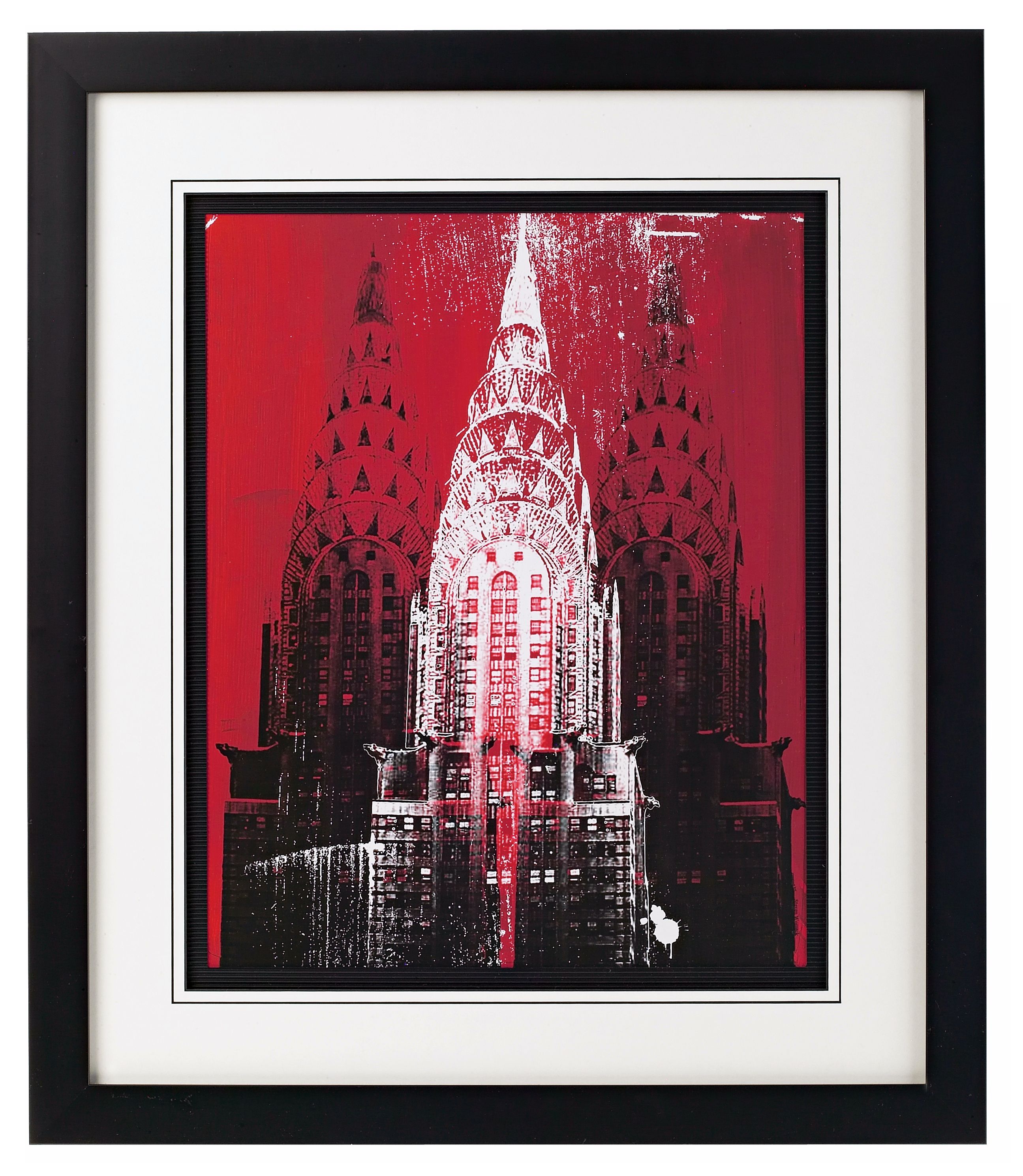 Chrysler Building Framed 29" High Wall Art