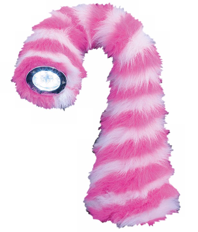 Little Monster Pink Stripes Bendable LED Desk Lamp