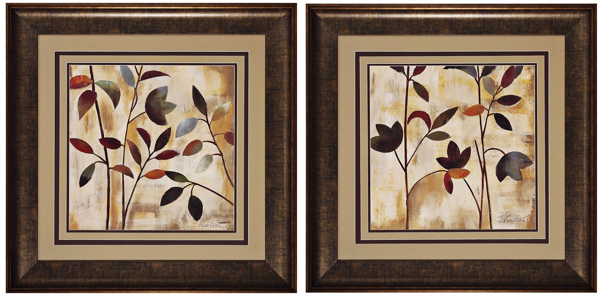 Set of Two Sunrise I & II Framed Wall Art