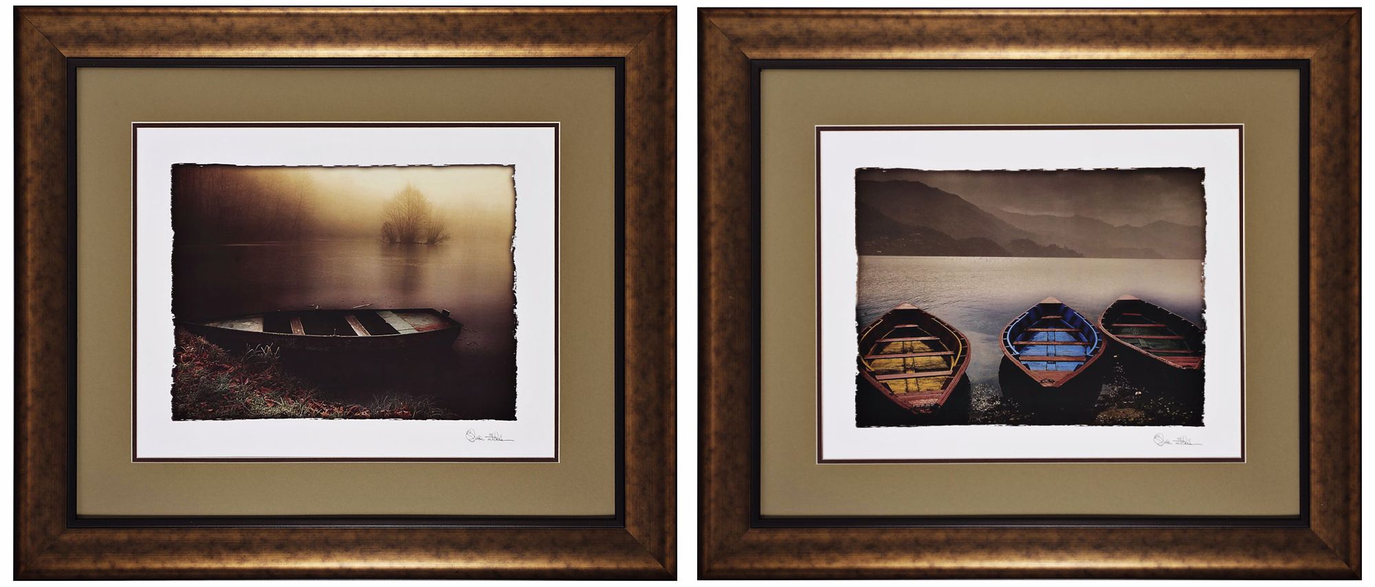 Set of 2 Docked Prints Wall Art