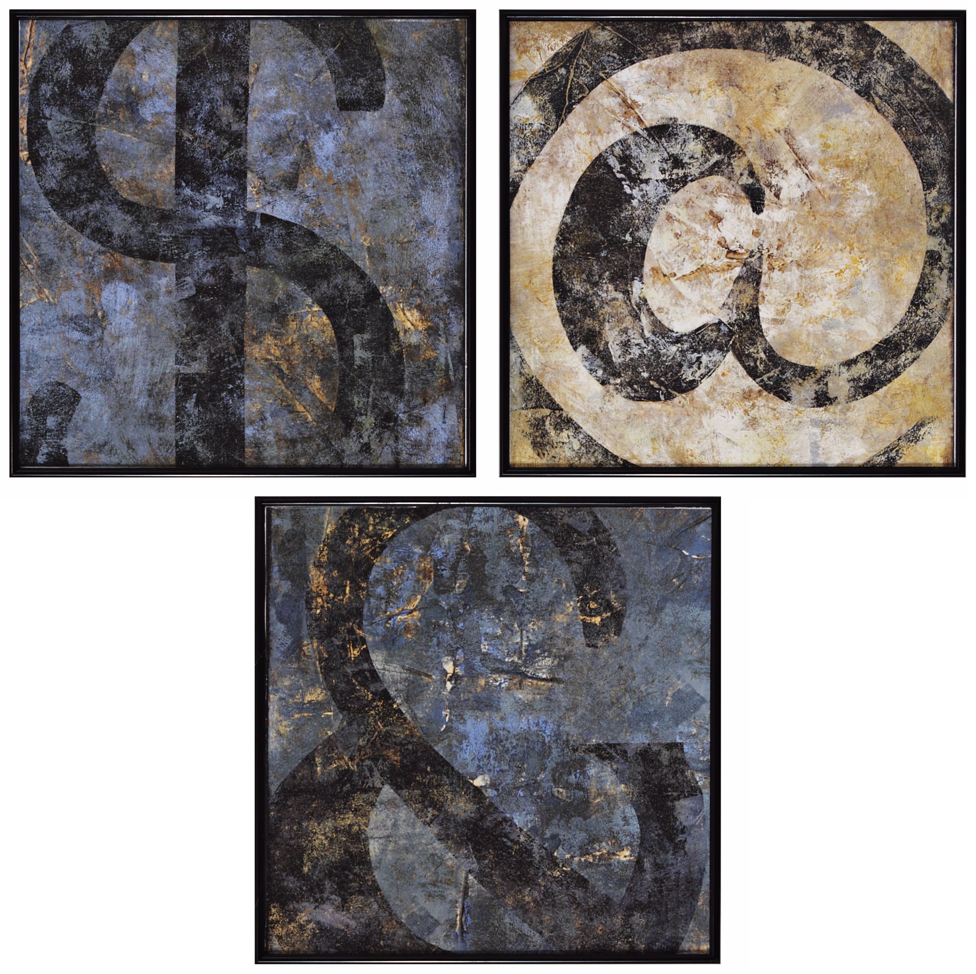 Set of 3 Keystrokes Wall Art Panels