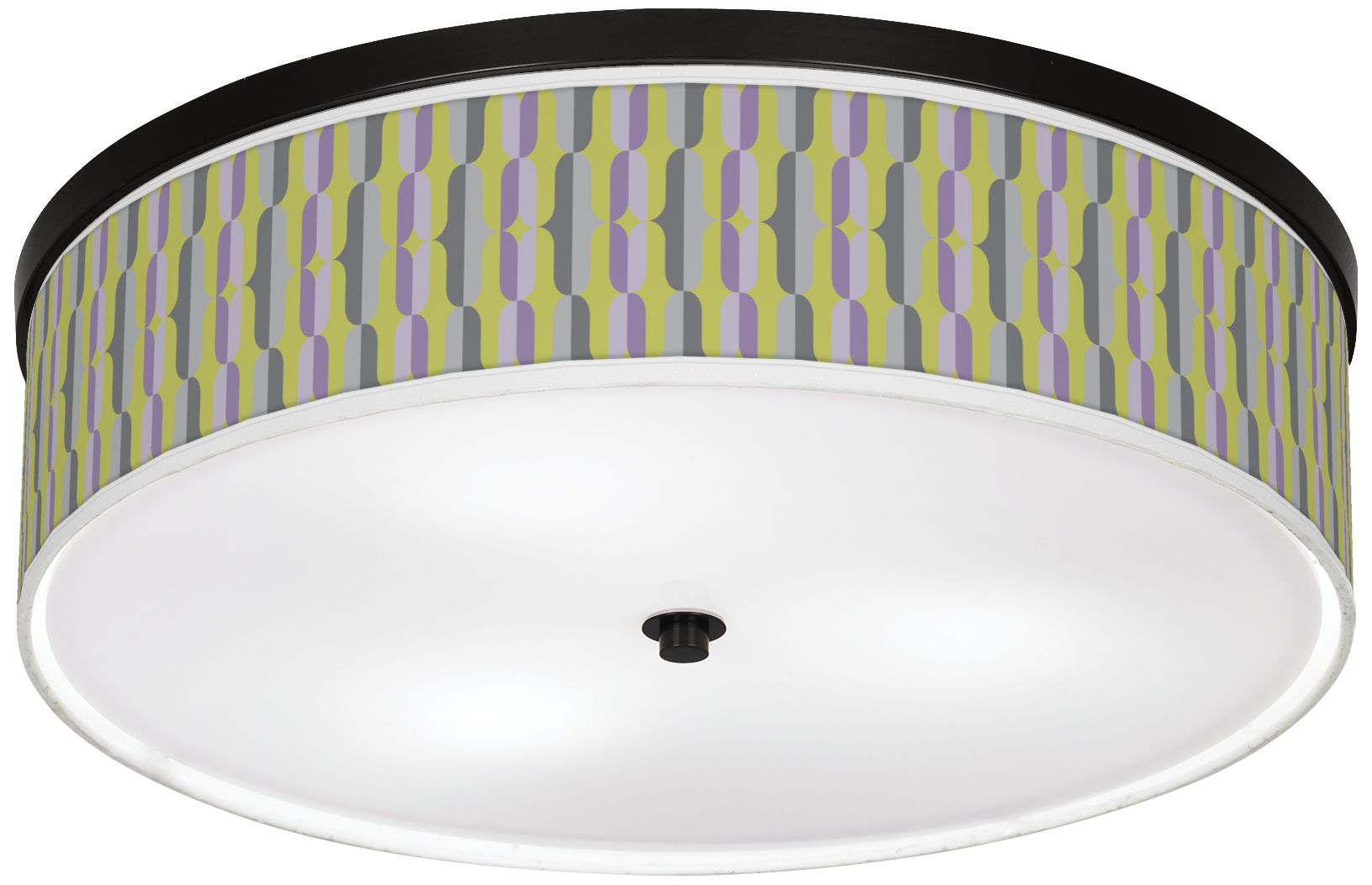 Side By Side Giclee 20 1/4" Wide Ceiling Light