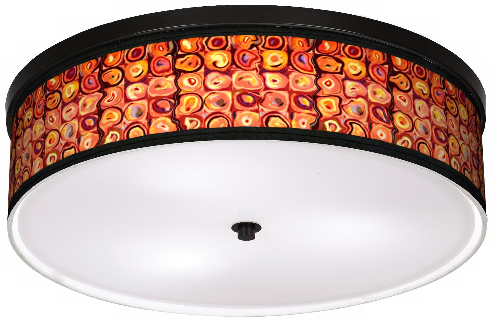 Vibrating Colors 20 1/4" Wide CFL Bronze Ceiling Light