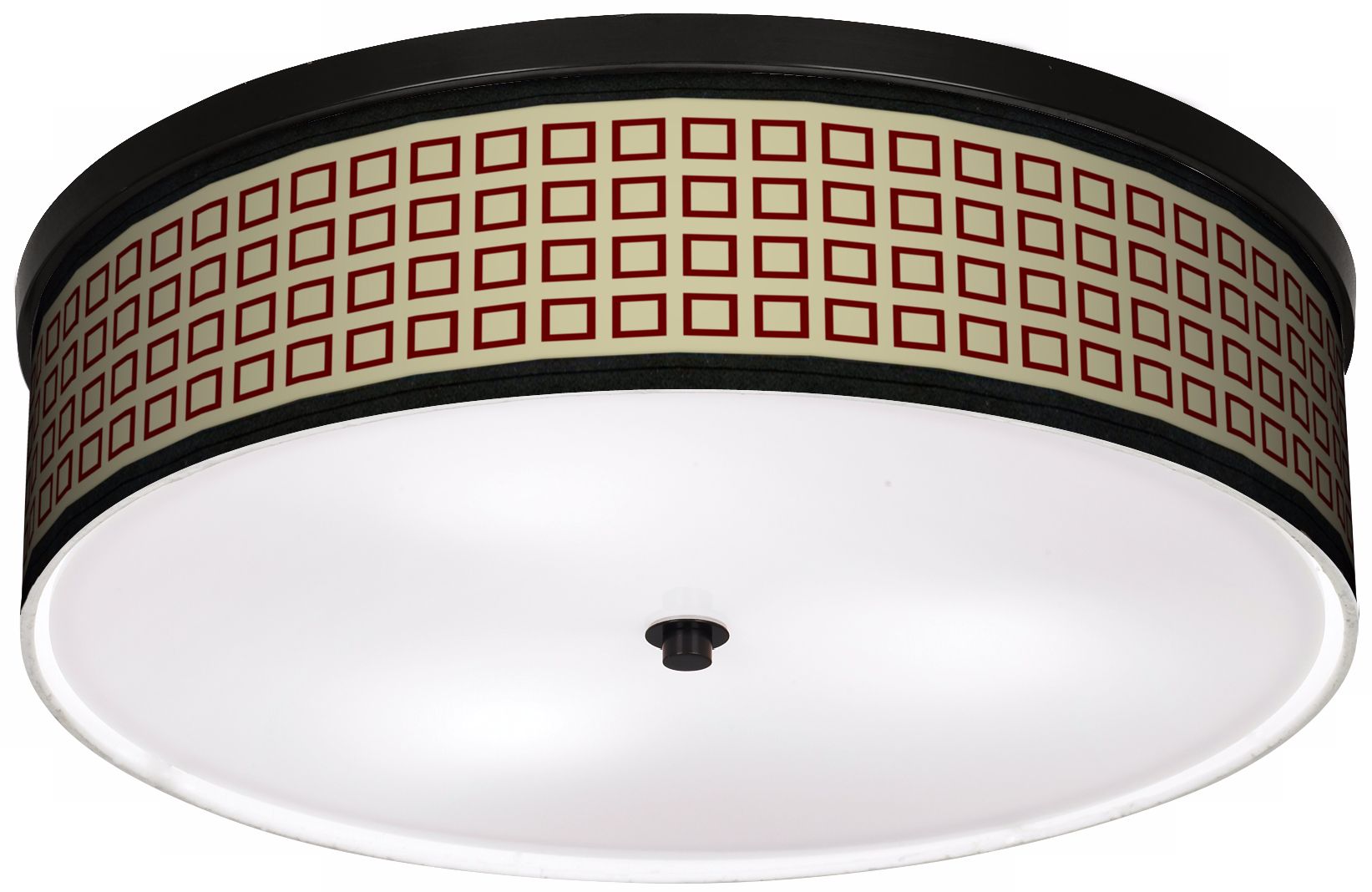 Simply Squares 20 1/4" Wide CFL Bronze Ceiling Light