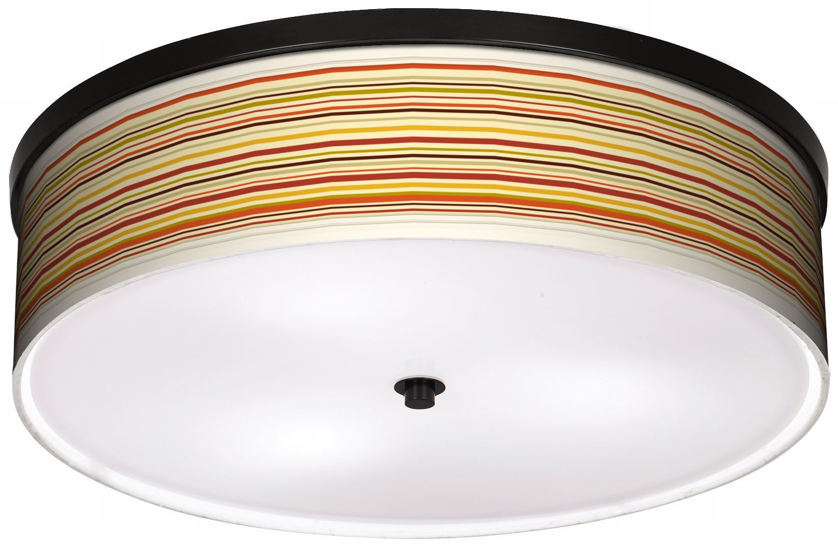 Stacy Garcia Lemongrass Stripe 20 1/4" Bronze Ceiling Light