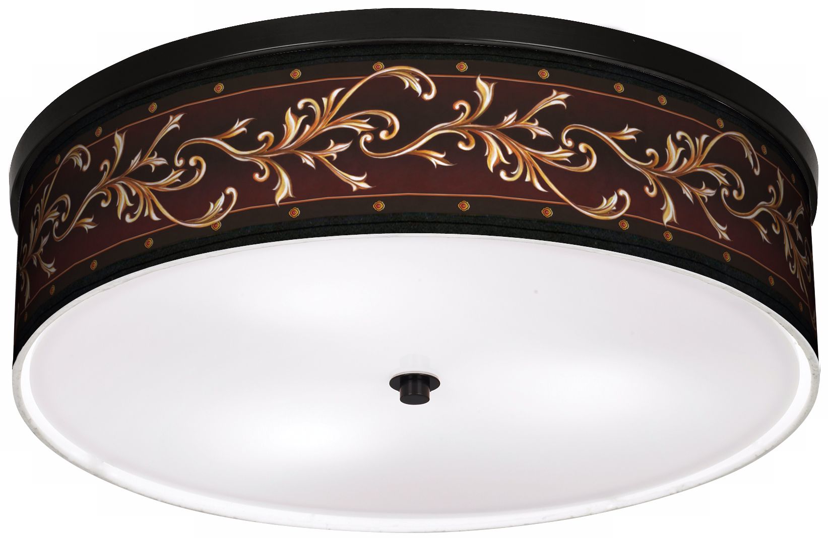 Athenian Leaf 20 1/4" Wide CFL Bronze Ceiling Light