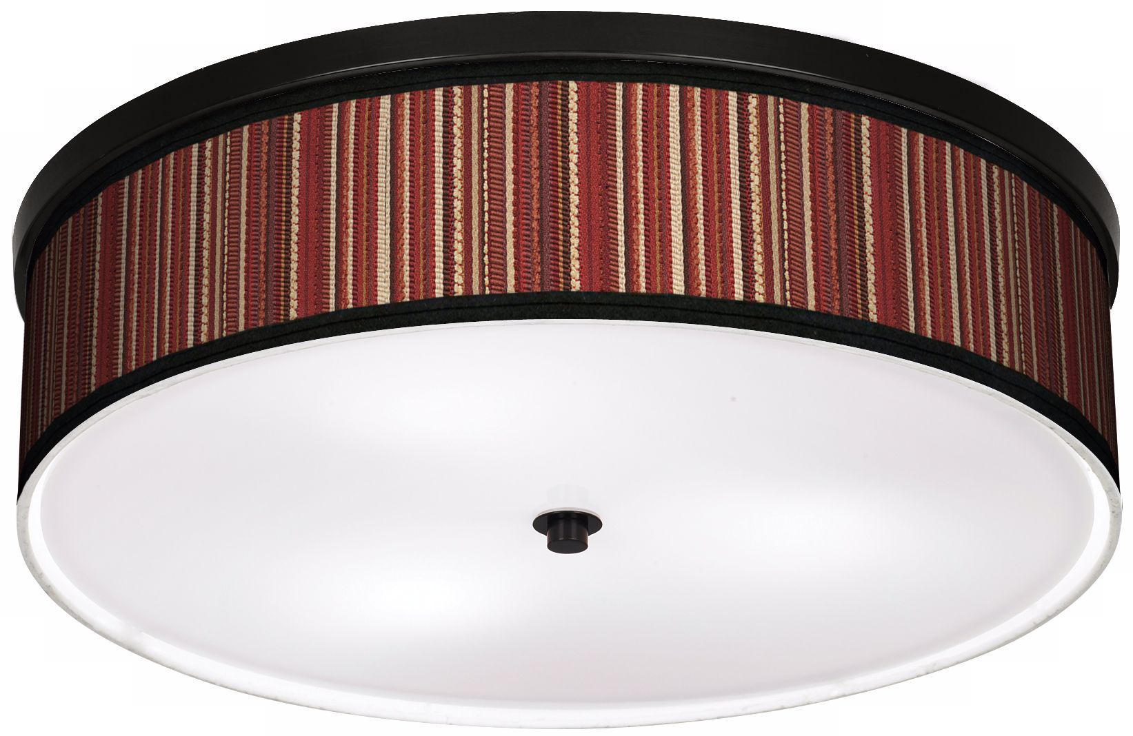 Woven 20 1/4" Wide CFL Bronze Ceiling Light