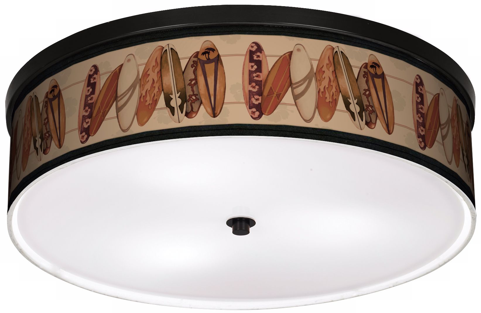 Perfect Wave 20 1/4" Wide CFL Bronze Ceiling Light