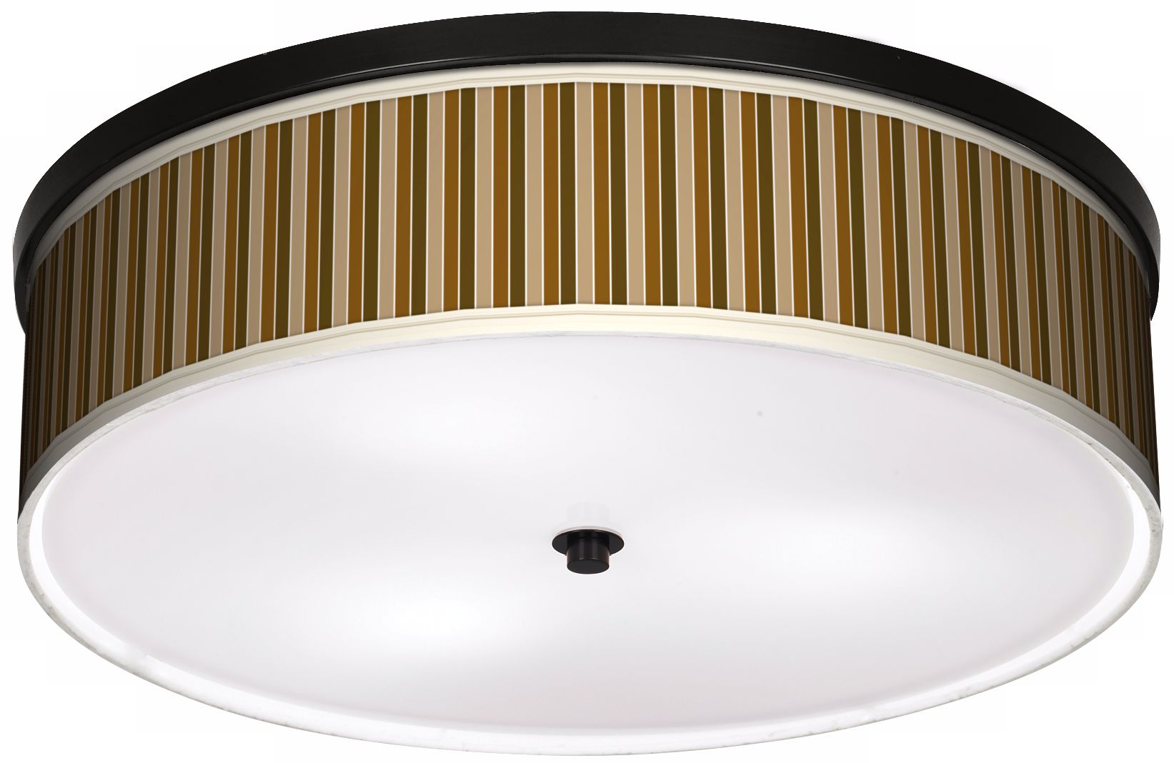 Umber Stripes 20 1/4" Wide CFL Bronze Ceiling Light
