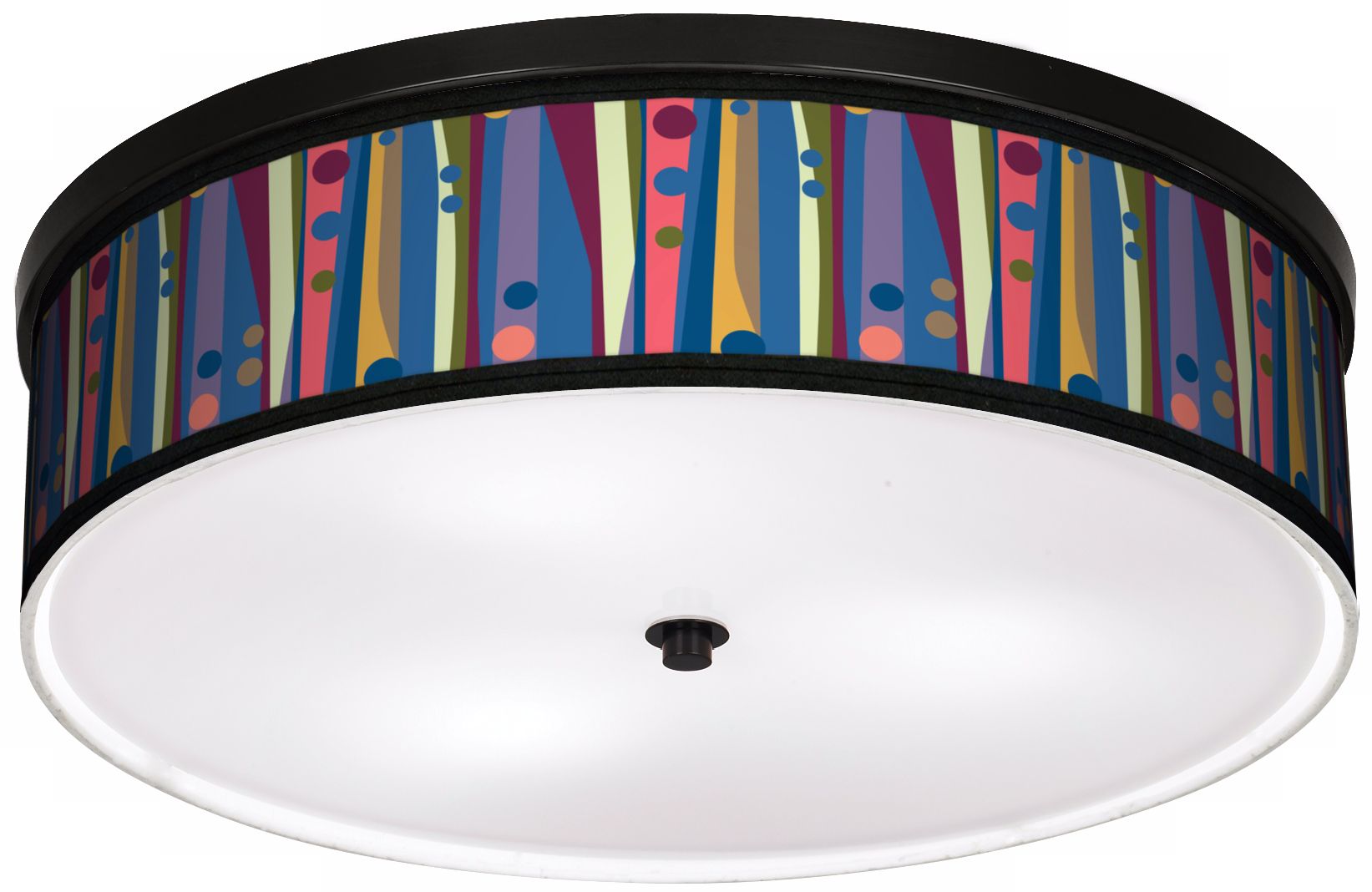 Retro Dots Vertical 20 1/4" Wide CFL Bronze Ceiling Light