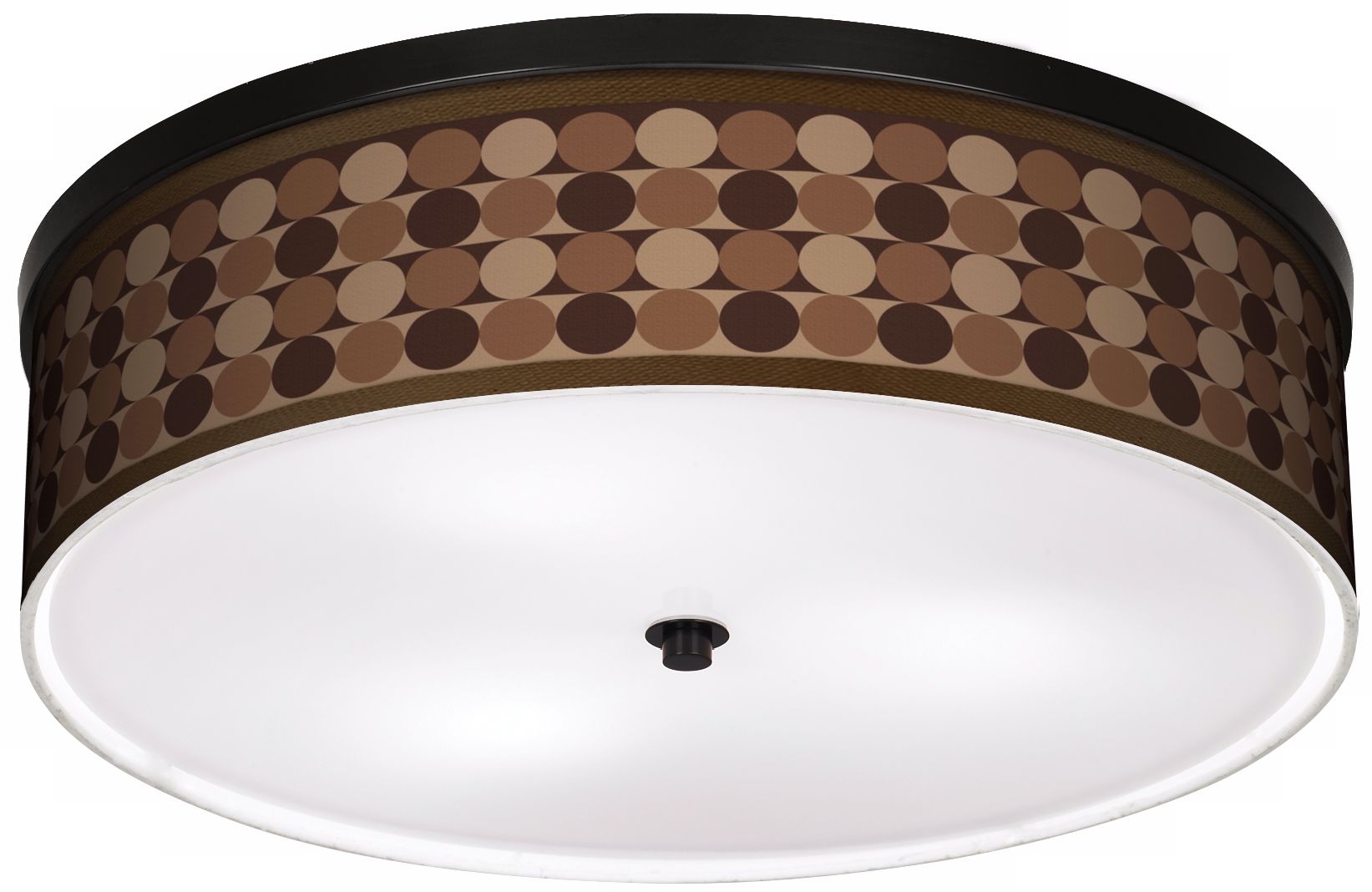 Sienna Grey Circles 20 1/4" Wide CFL Bronze Ceiling Light