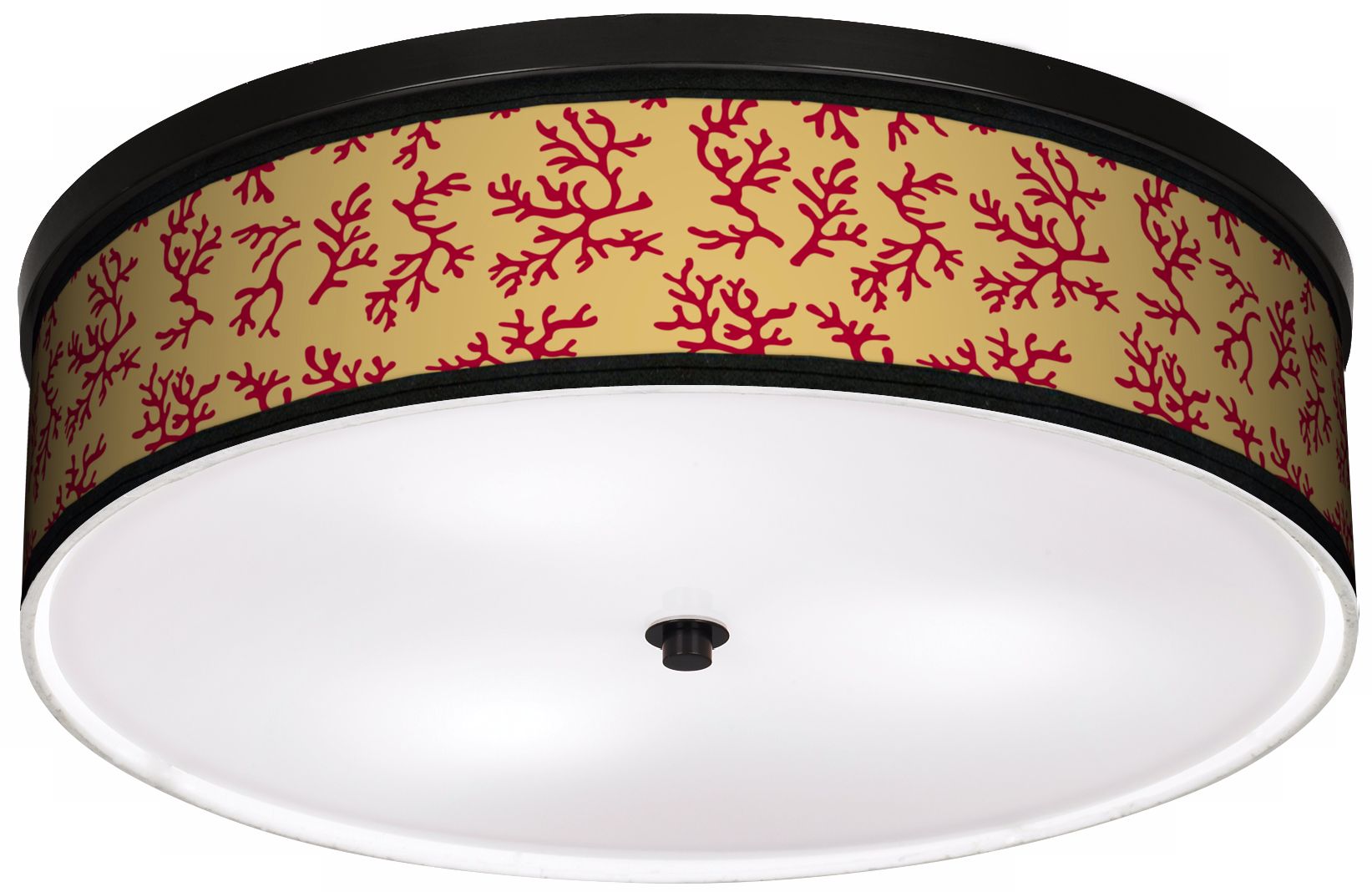 Crimson Coral 20 1/4" Wide CFL Bronze Ceiling Light