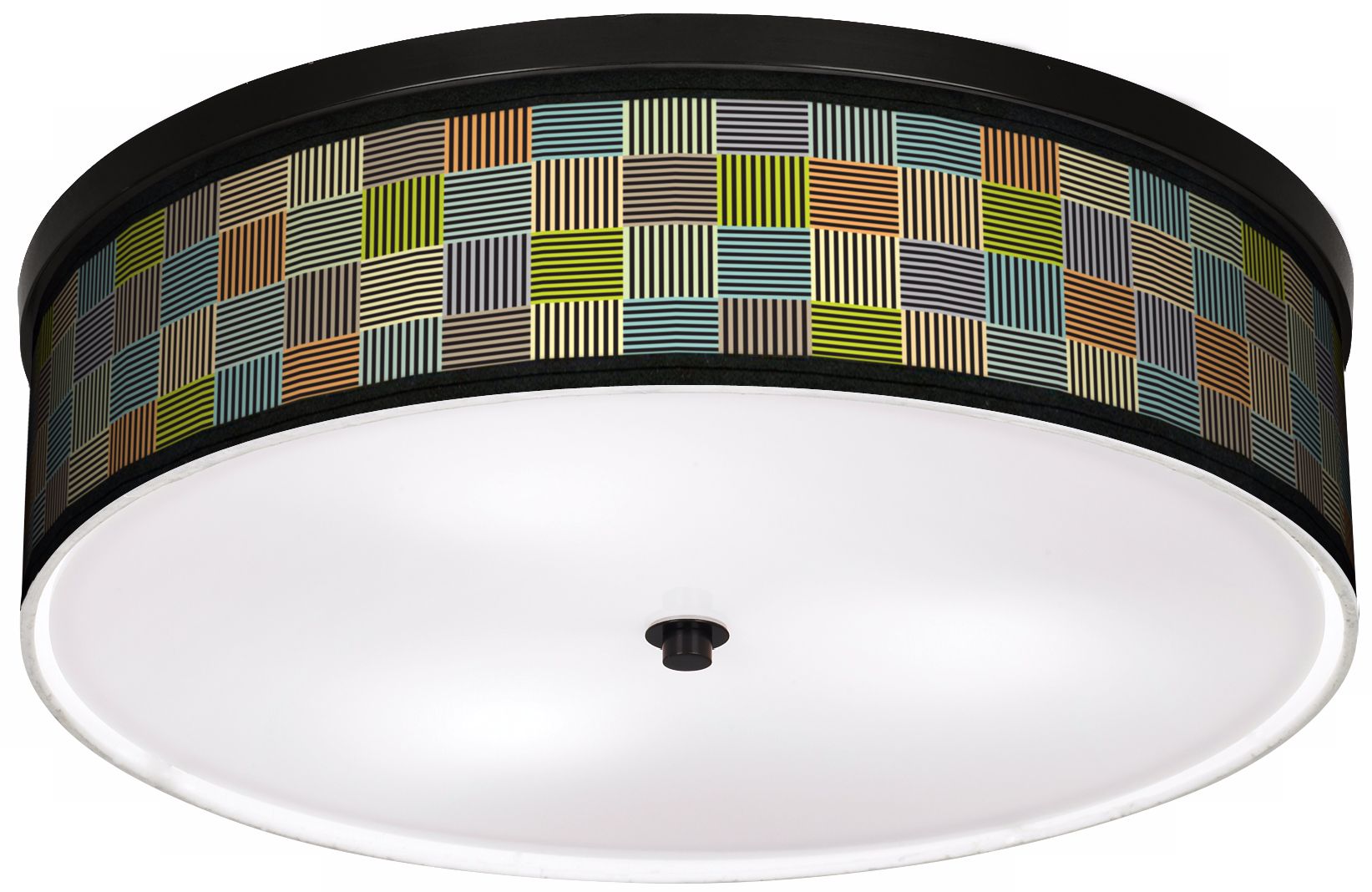 Pixel City 20 1/4" Wide CFL Bronze Ceiling Light
