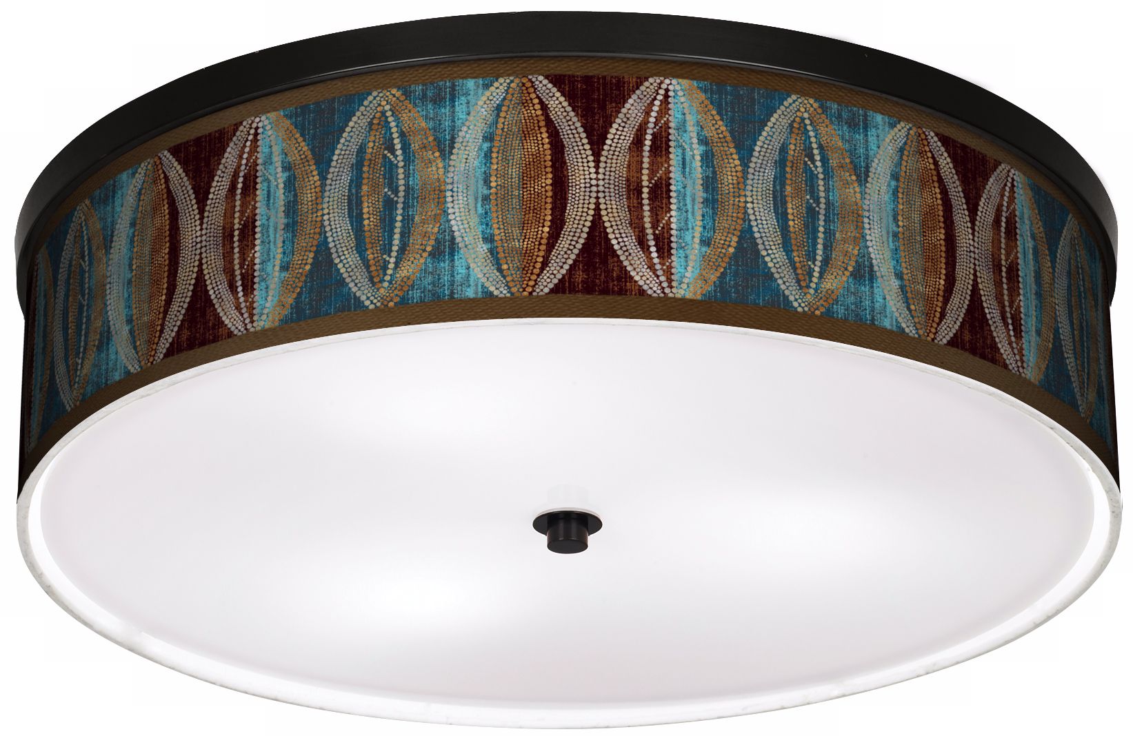 Stacy Garcia Pearl Leaf Peacock 20 1/4" Wide Ceiling Light