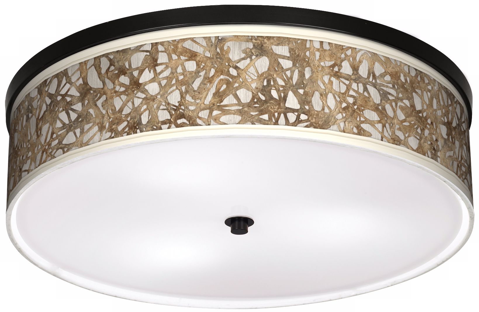 Organic Nest 20 1/4" Wide CFL Bronze Ceiling Light