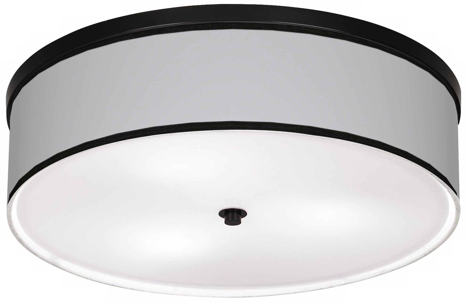 All Silver Giclee 20 1/4" Wide Ceiling Light