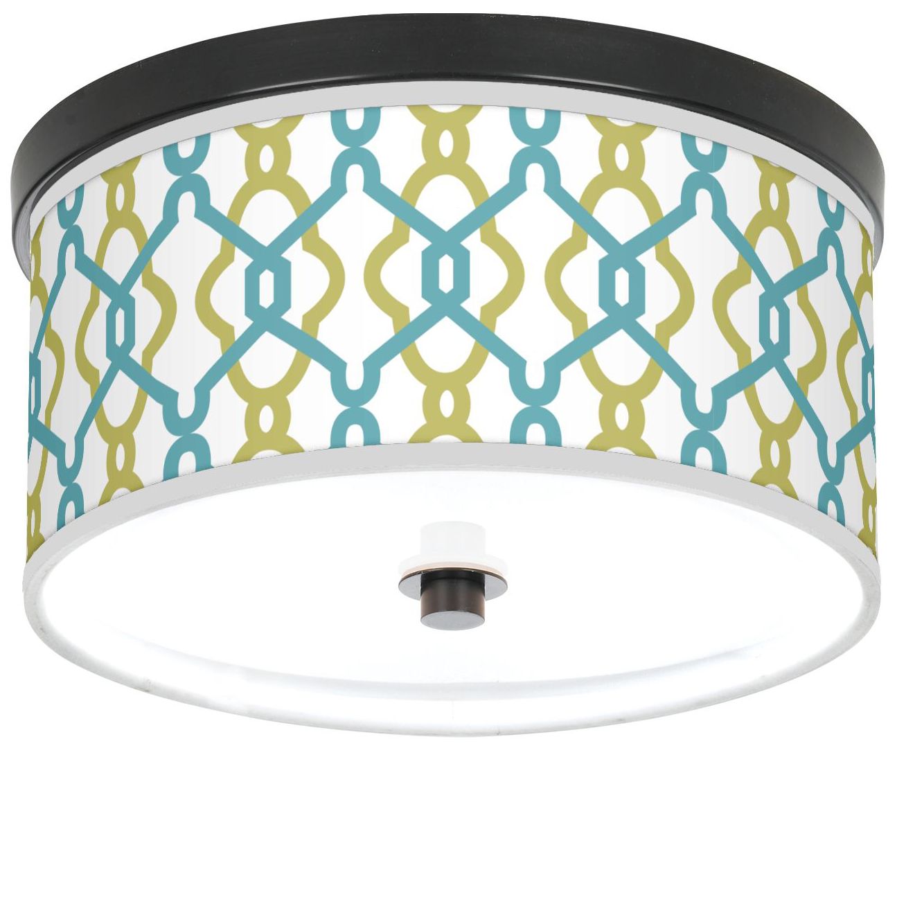 Hyper Links 10 1/4" Wide CFL Bronze Ceiling Light