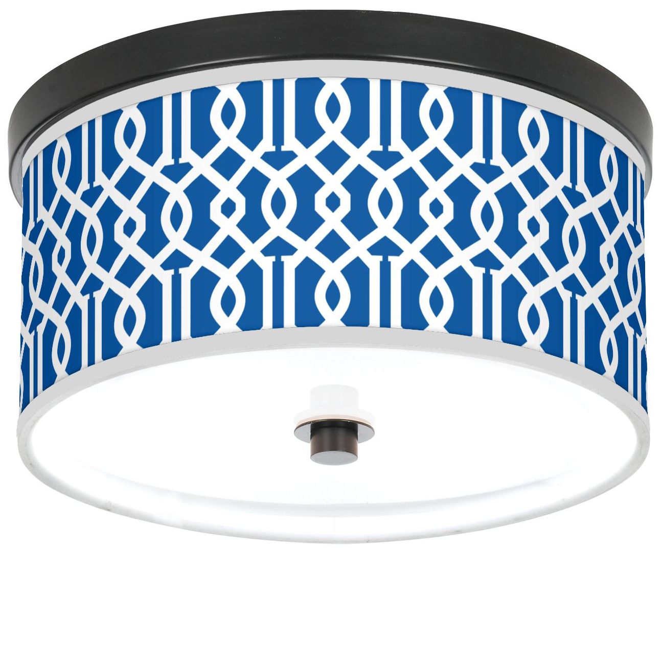 Chain Reaction 10 1/4" Wide CFL Bronze Ceiling Light