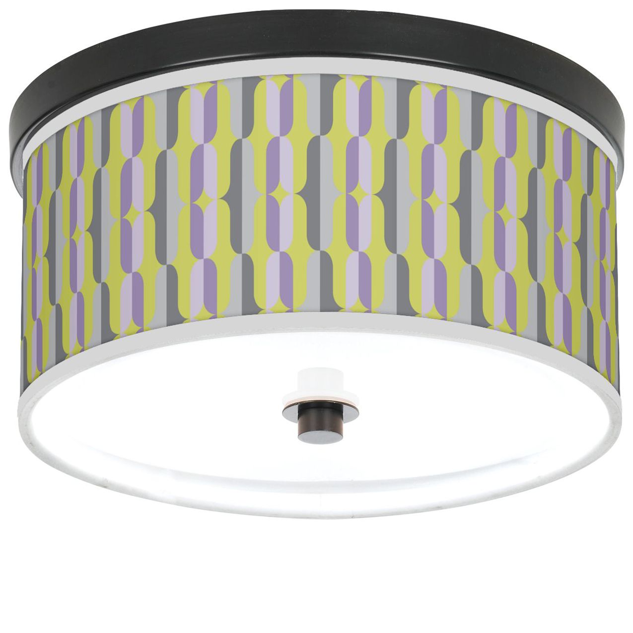 Side By Side 10 1/4" Wide CFL Bronze Ceiling Light