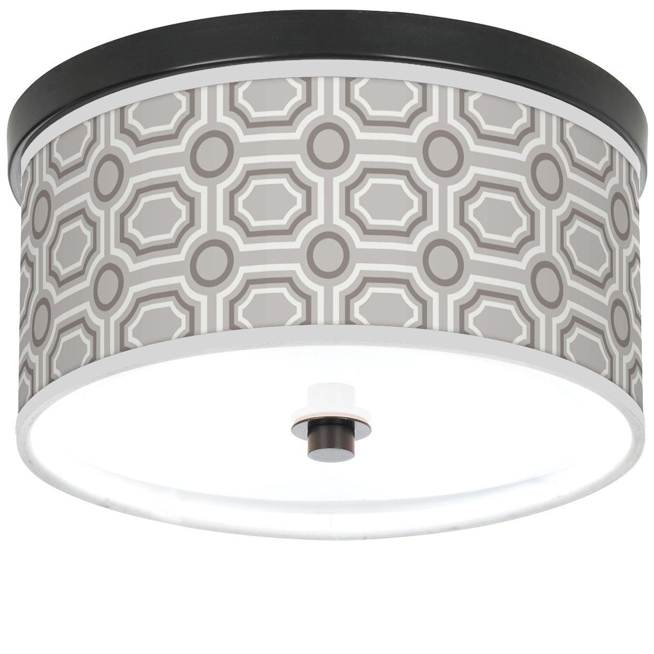 Luxe Tile 10 1/4" Wide CFL Bronze Ceiling Light