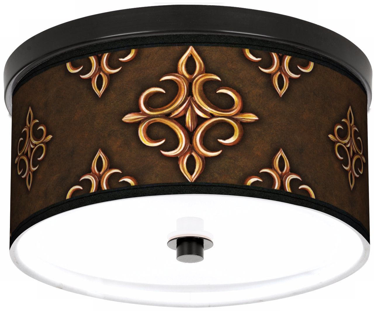 Estate Mocha 10 1/4" Wide CFL Bronze Ceiling Light