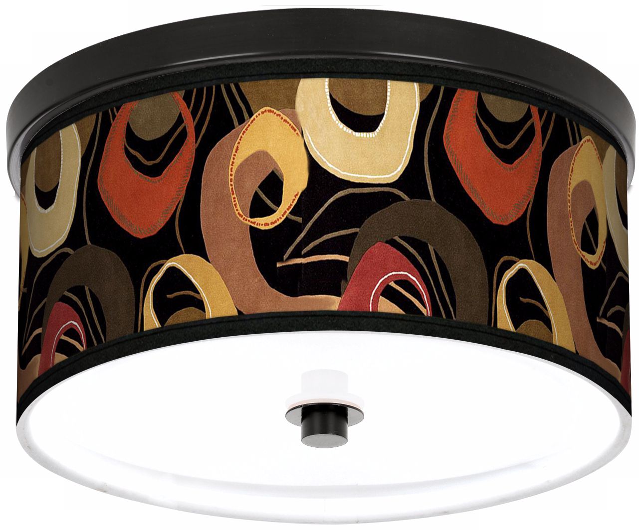 Rhythm Motif 10 1/4" Wide CFL Bronze Ceiling Light