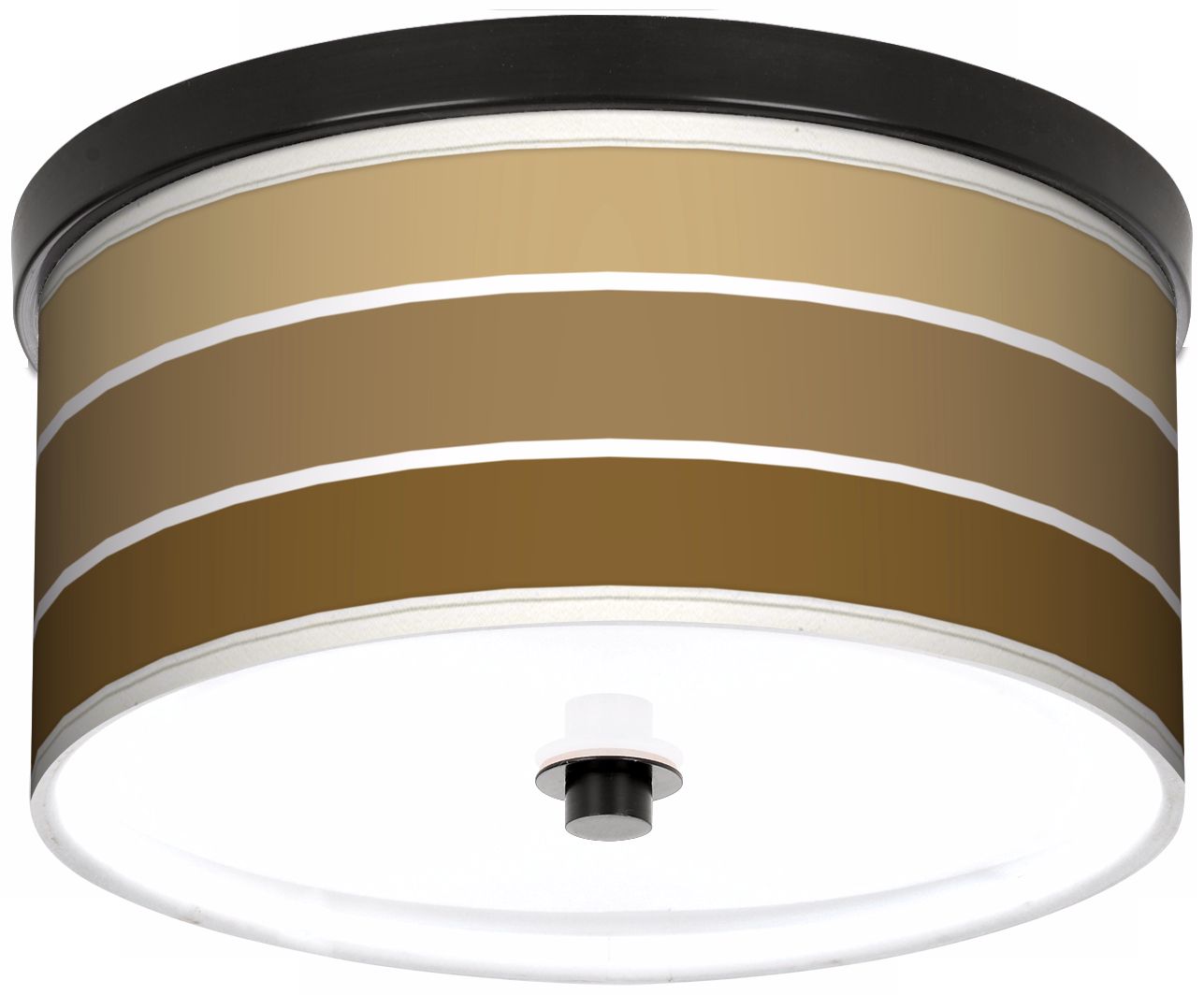 Tones Of Chestnut 10 1/4" Wide CFL Bronze Ceiling Light